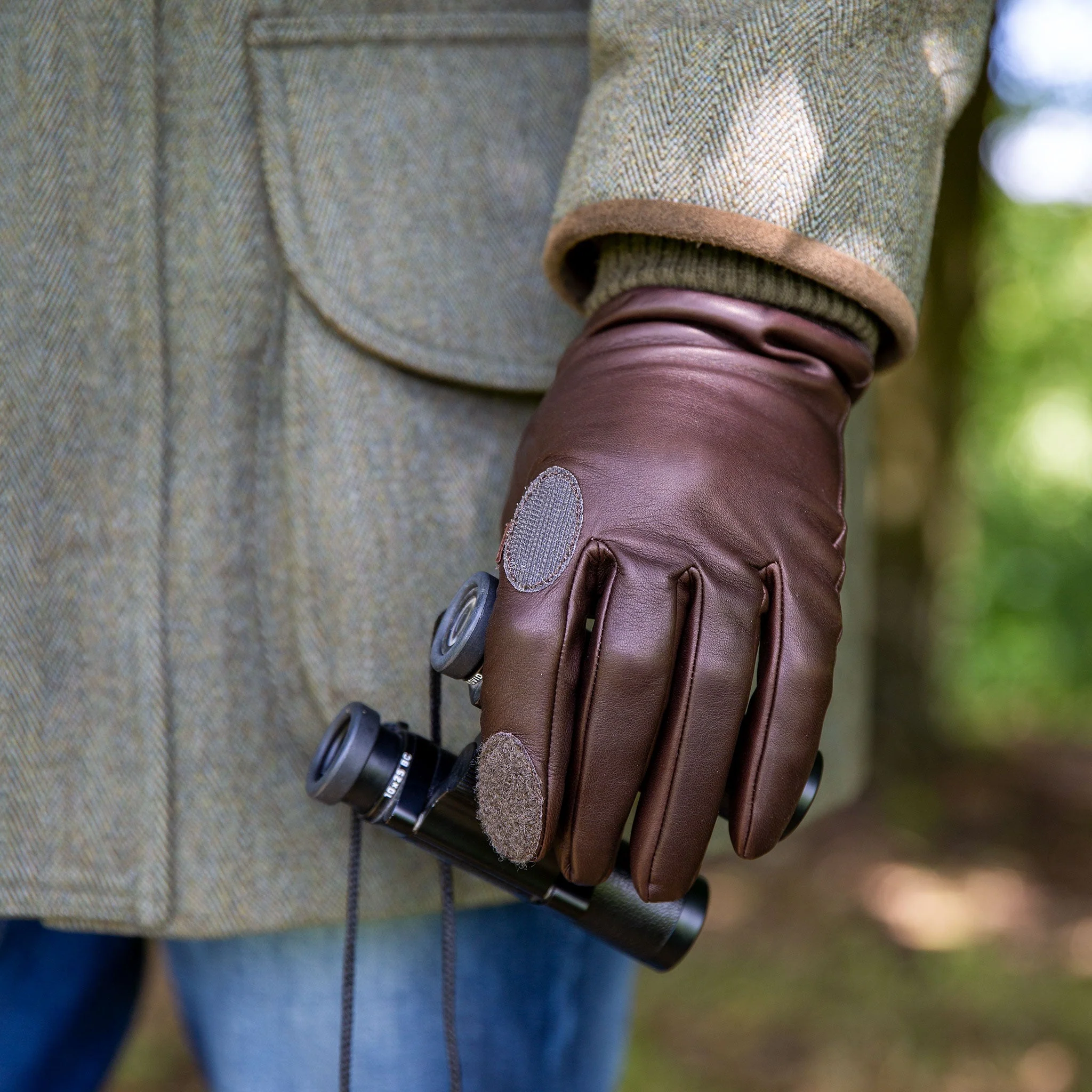 Men's Heritage Water-Resistant Silk-Lined Left Hand Leather Shooting Gloves - Image 8