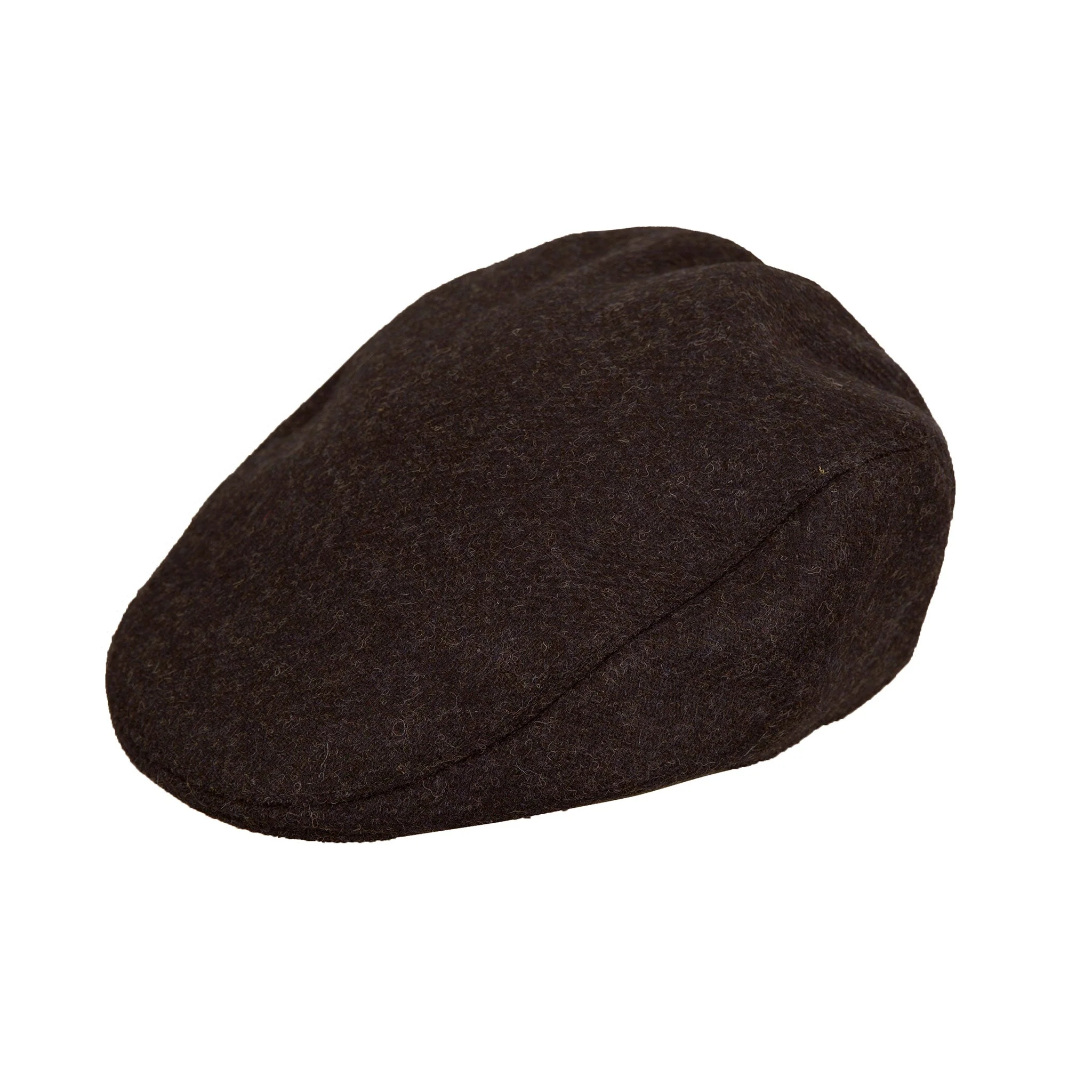 Men’s Abraham Moon Plain Tweed Flat Cap - Image 3