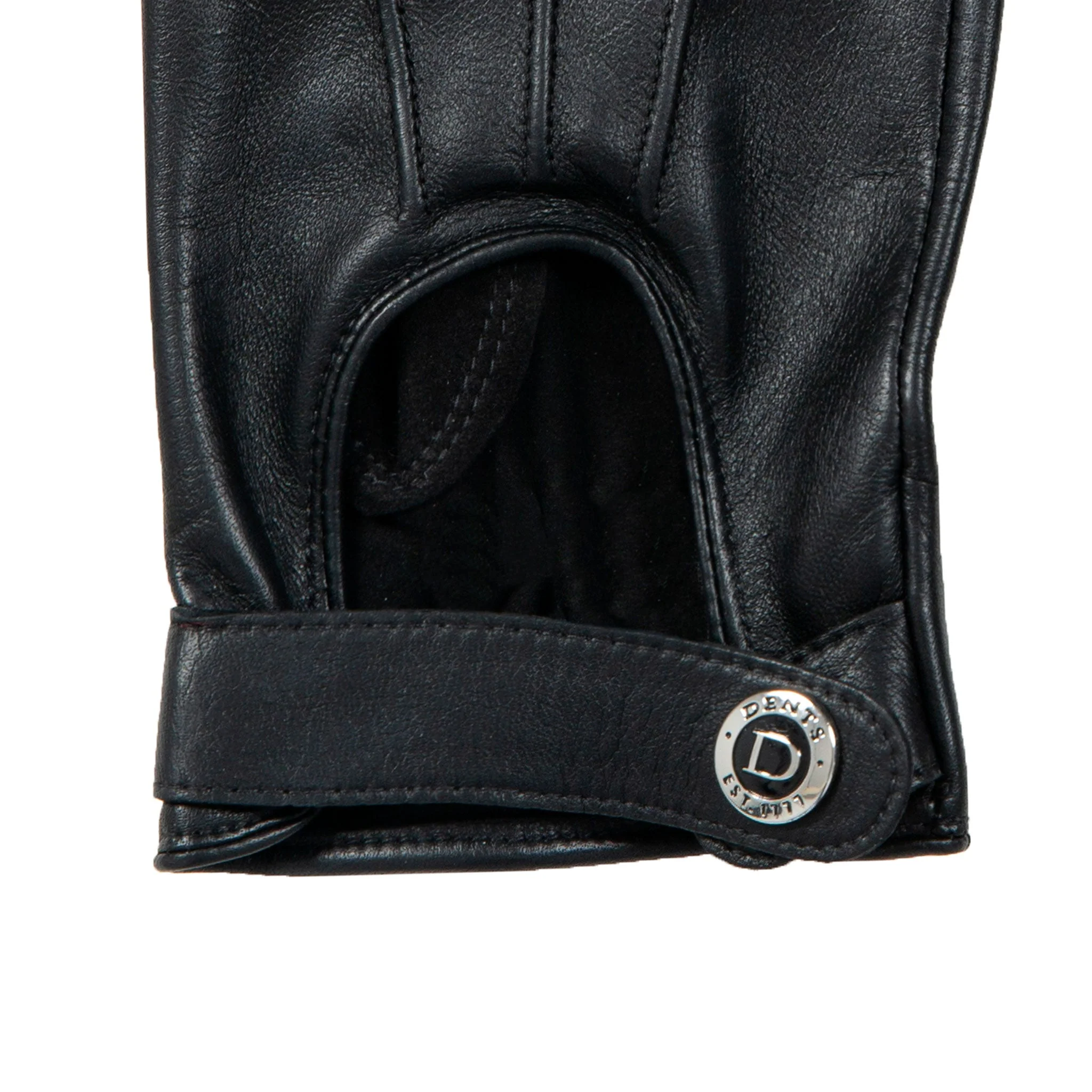 Men’s Three-Point Leather Driving Gloves with Wristwatch Cut-out - Image 6