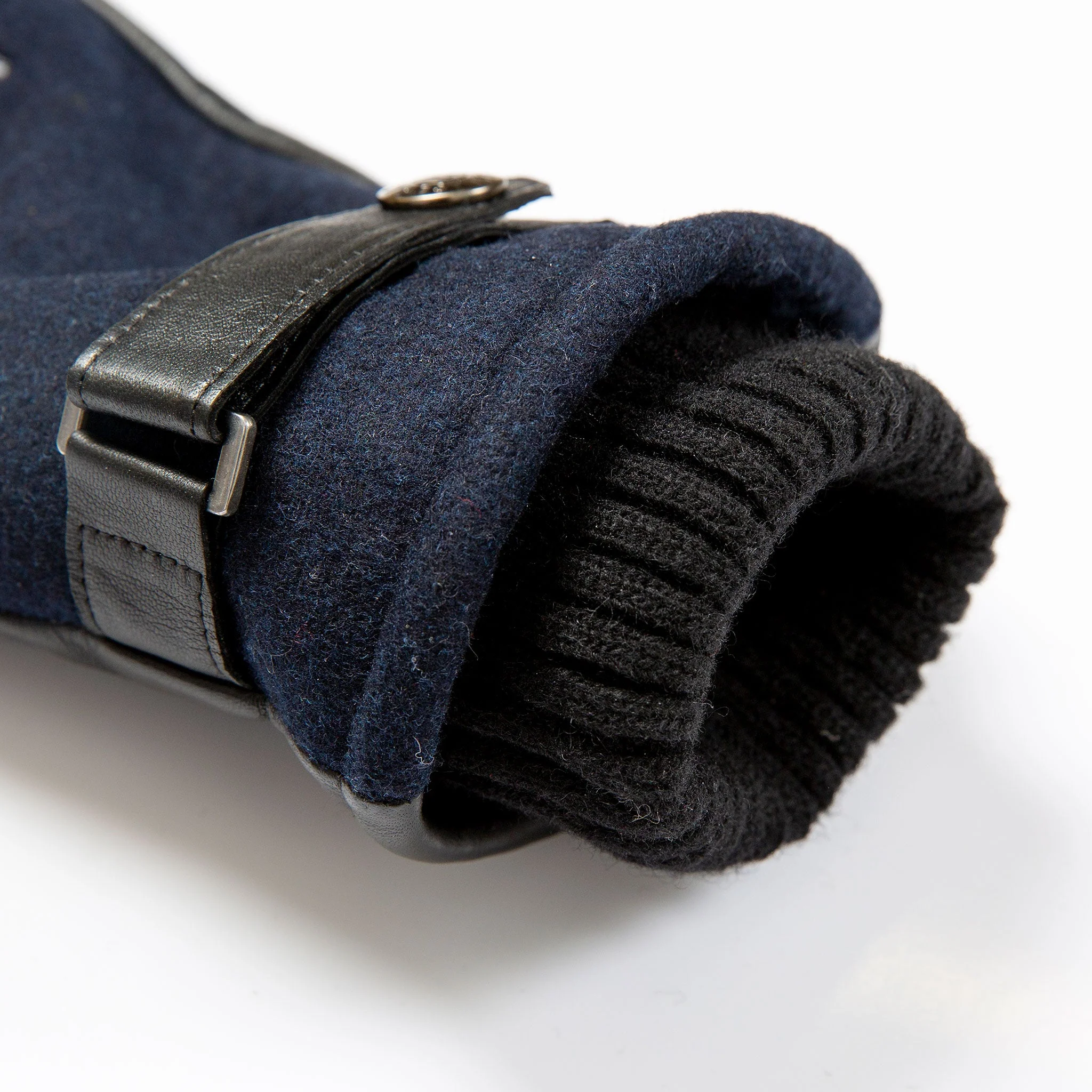 Men’s Touchscreen Lined Flannel and Leather Gloves - Image 22