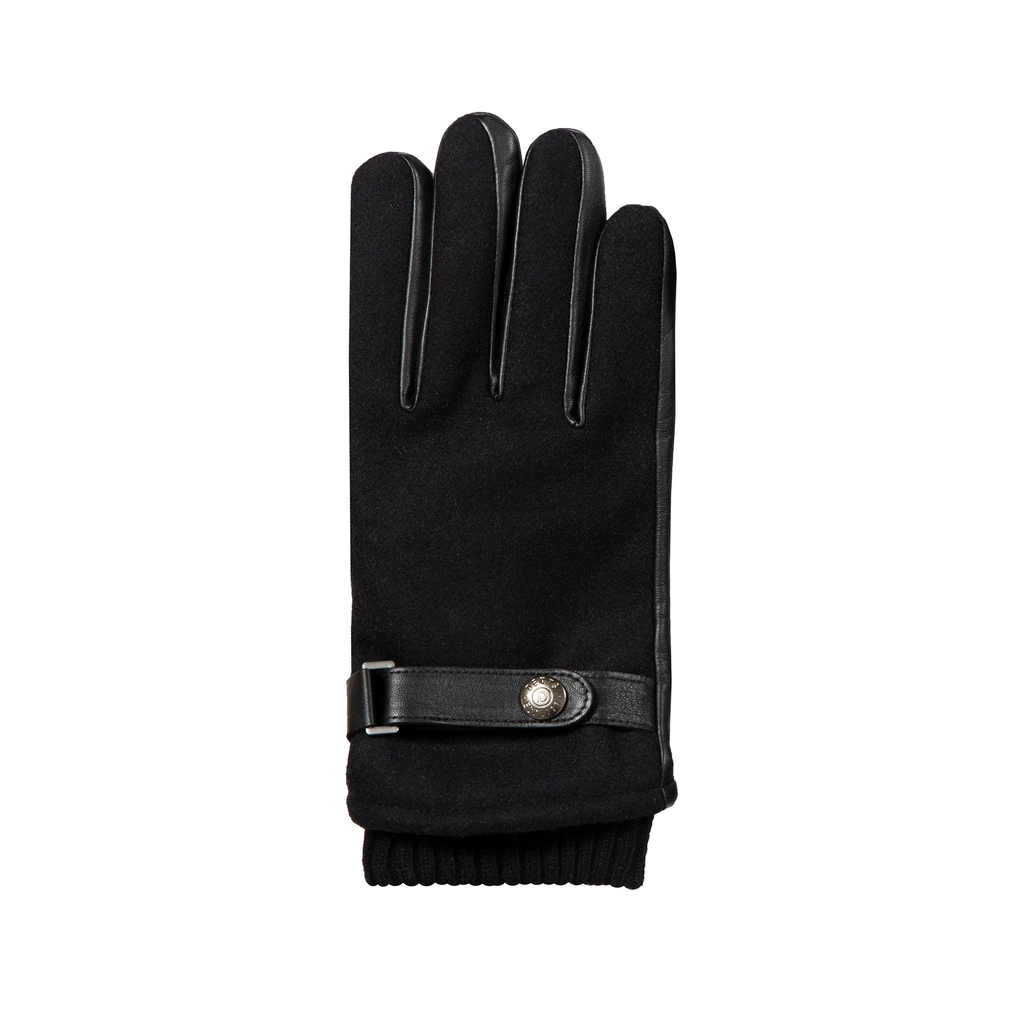 Men’s Touchscreen Lined Flannel and Leather Gloves - Image 27