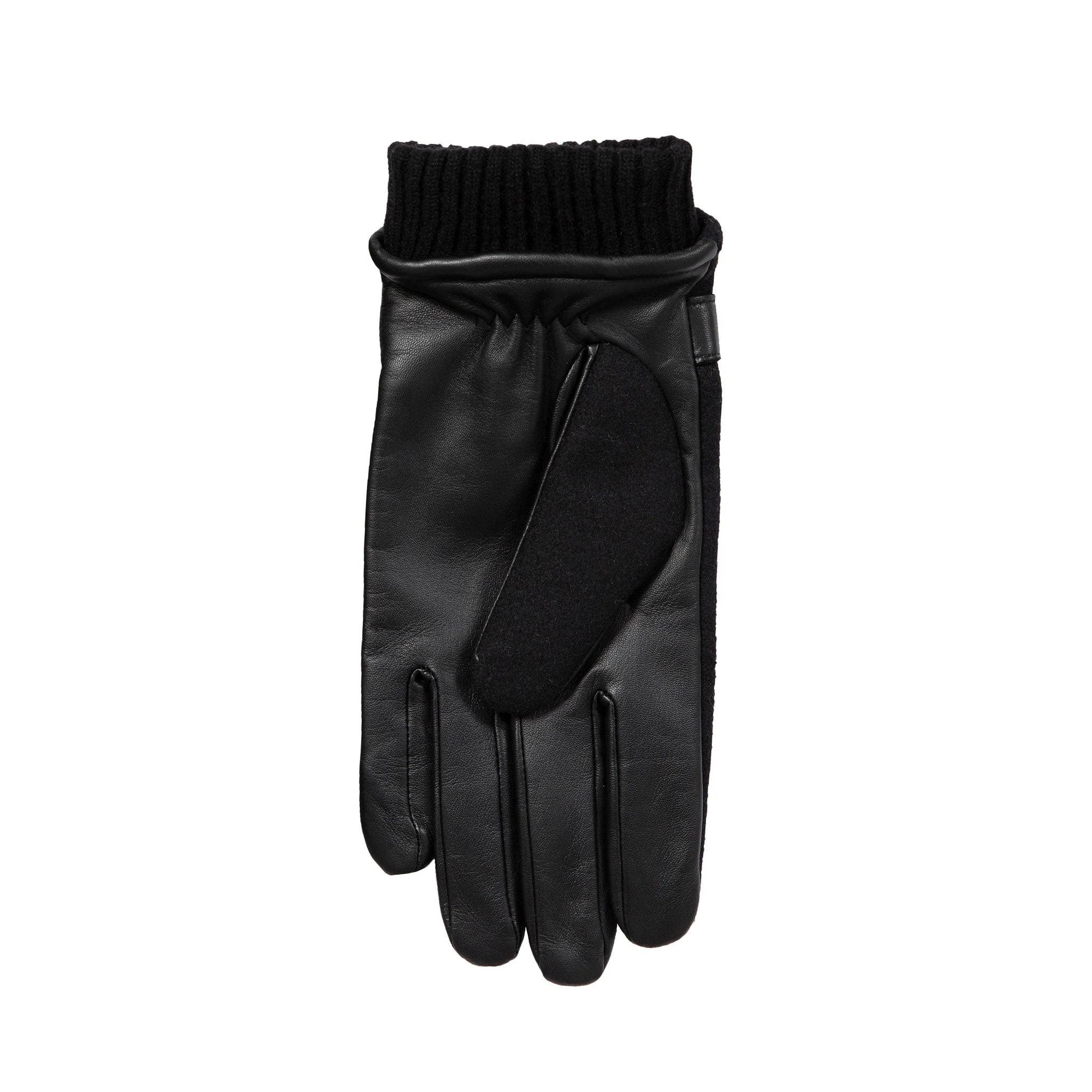 Men’s Touchscreen Lined Flannel and Leather Gloves - Image 28