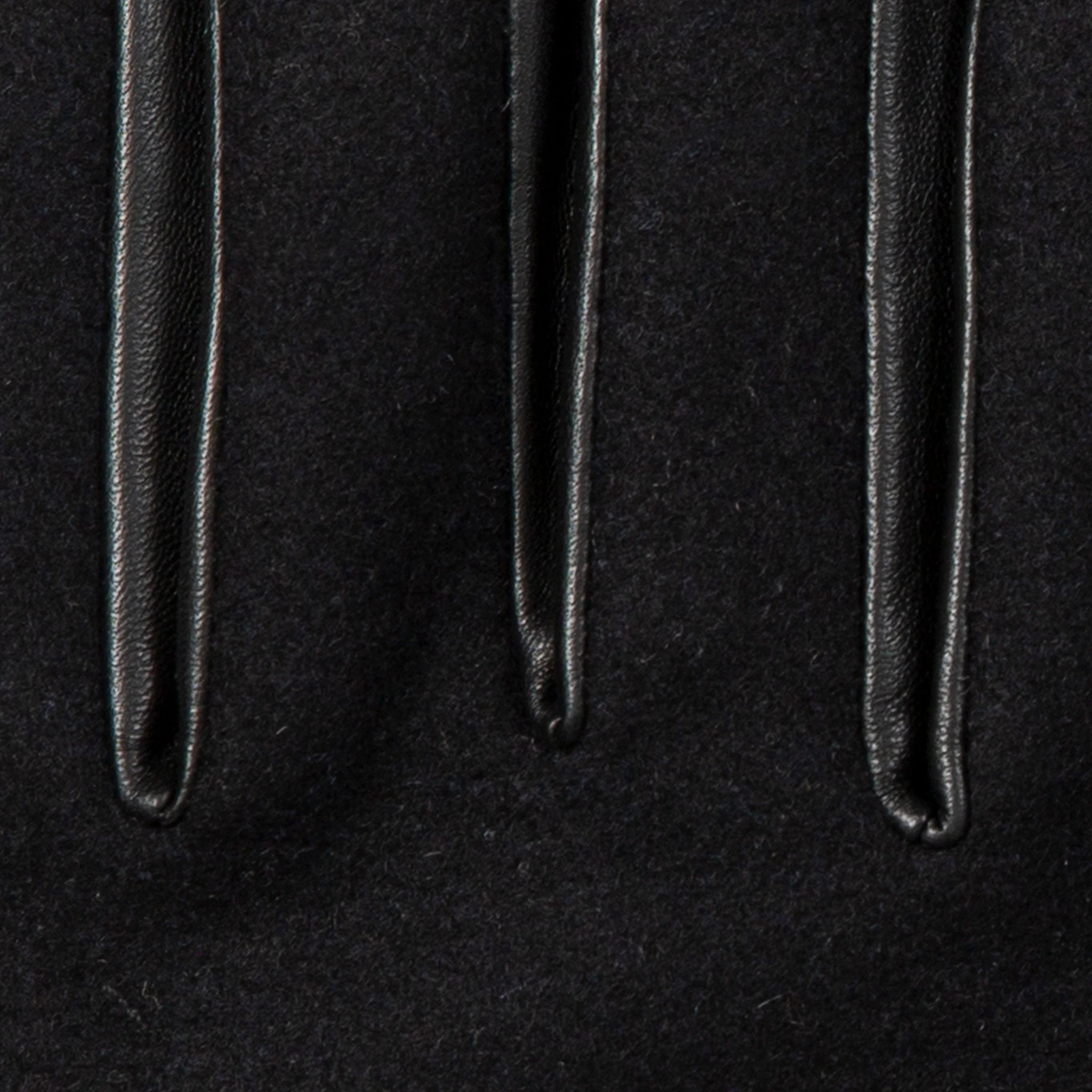 Men’s Touchscreen Lined Flannel and Leather Gloves - Image 29