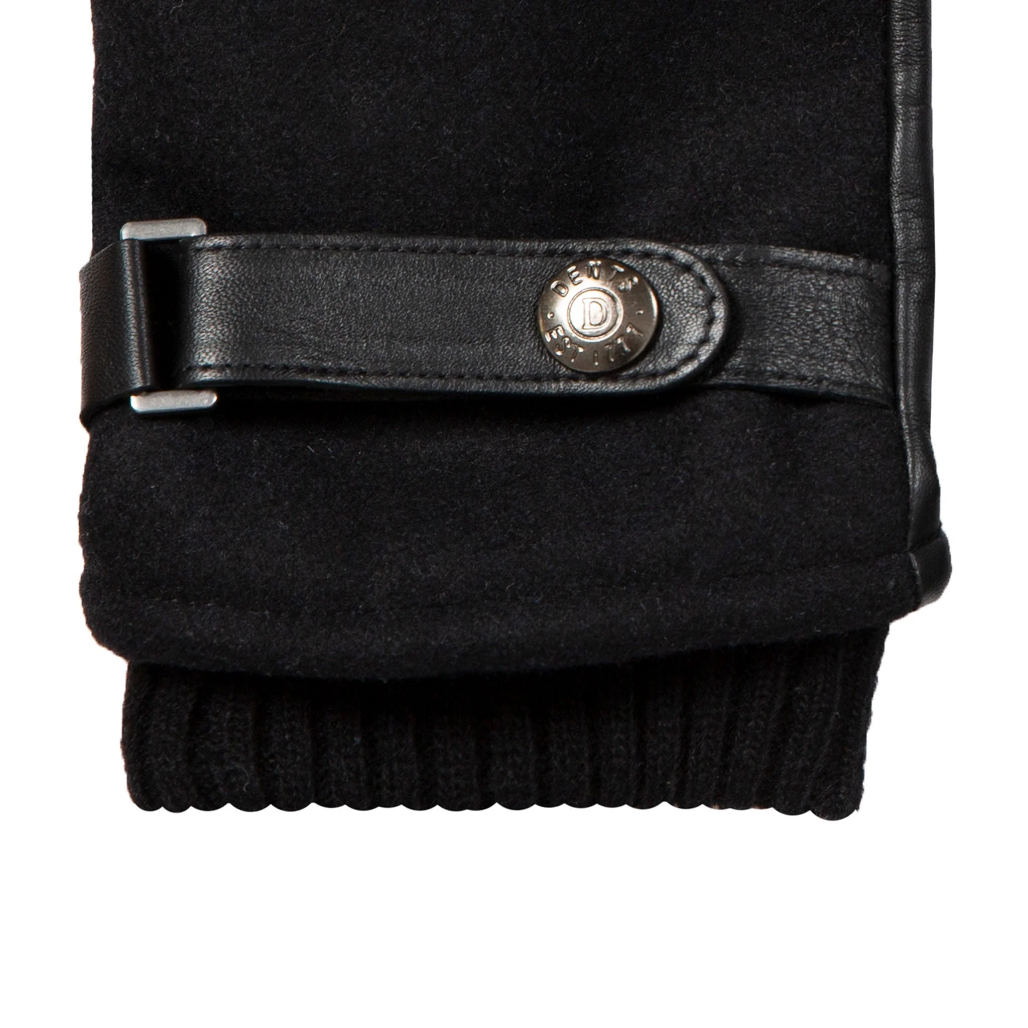 Men’s Touchscreen Lined Flannel and Leather Gloves - Image 30