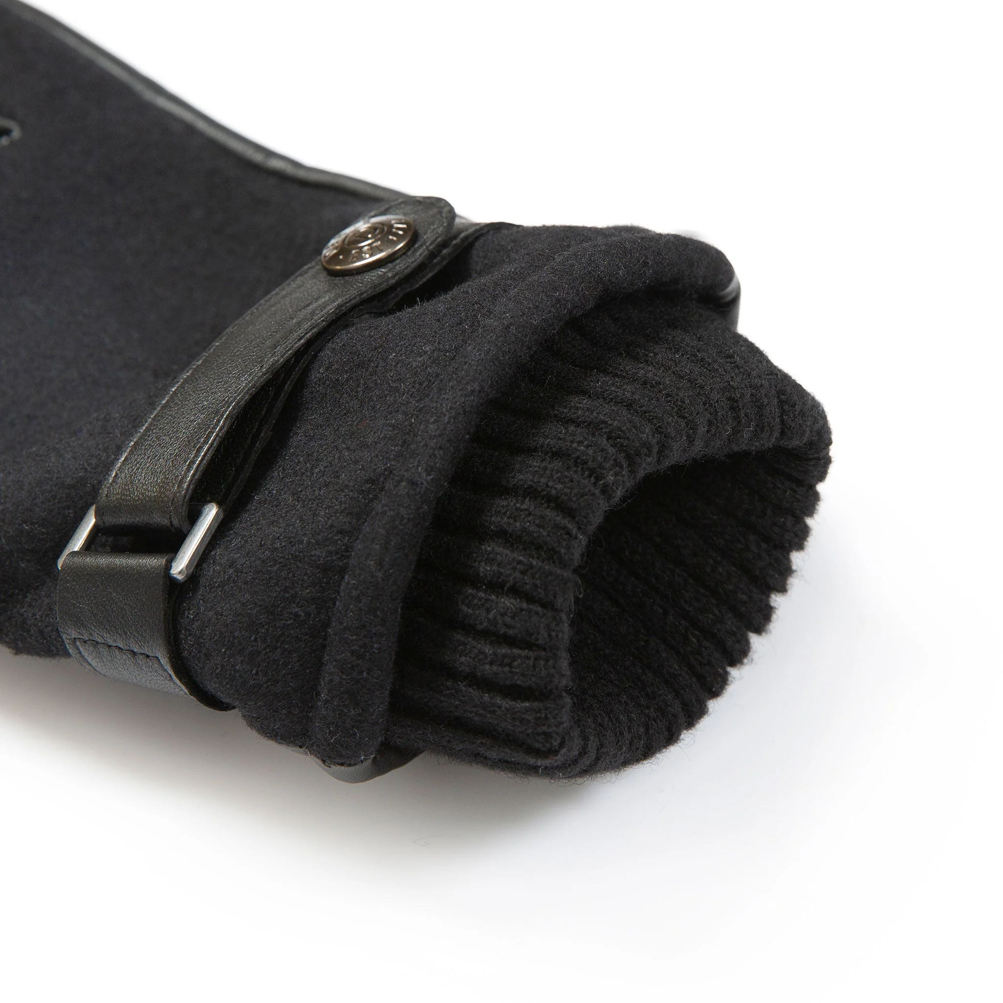 Men’s Touchscreen Lined Flannel and Leather Gloves - Image 32