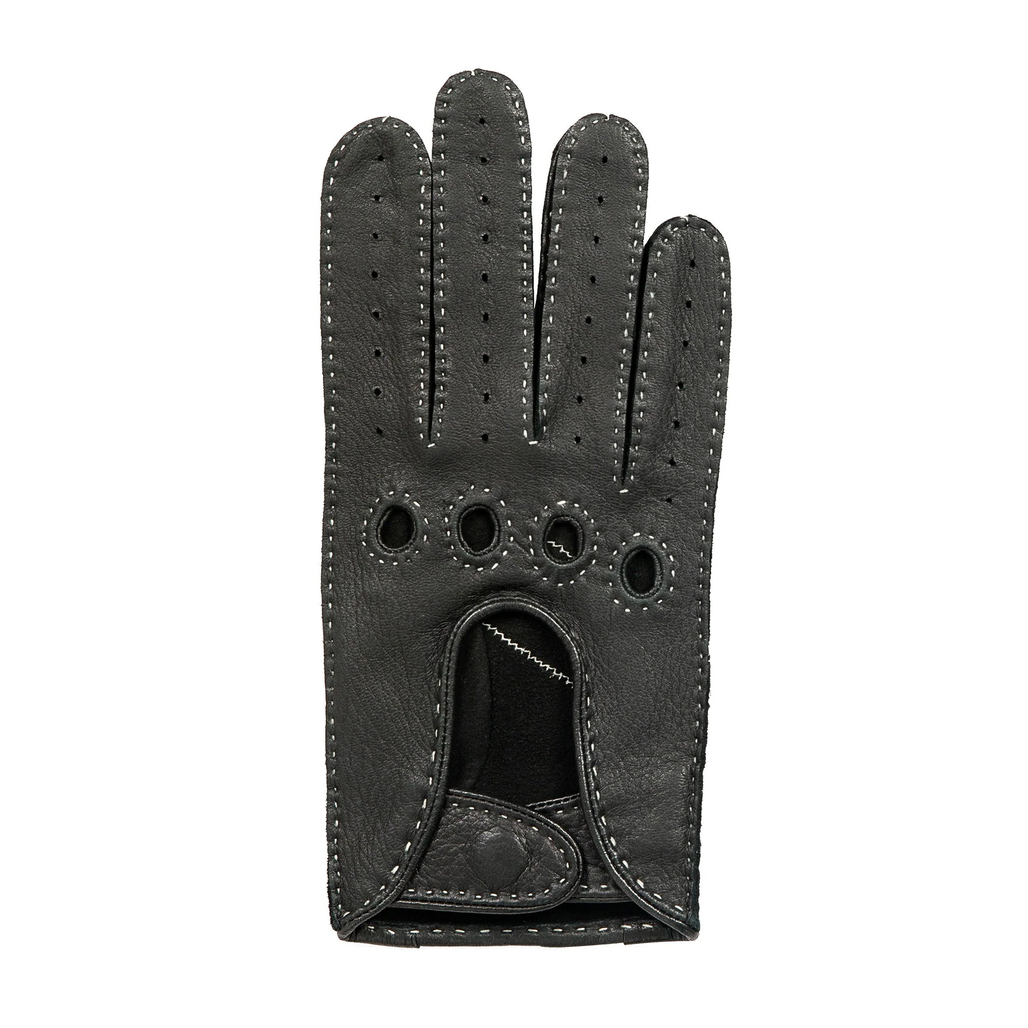 Men's Handsewn Deerskin Leather Driving Gloves - Image 13