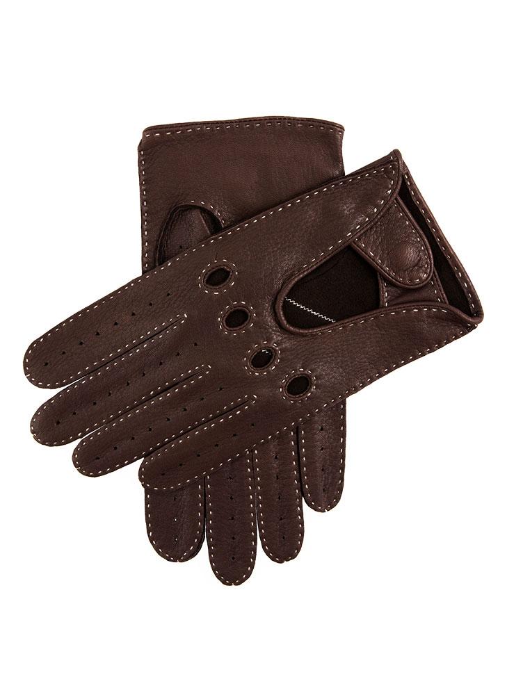 Men's Handsewn Deerskin Leather Driving Gloves - Image 21