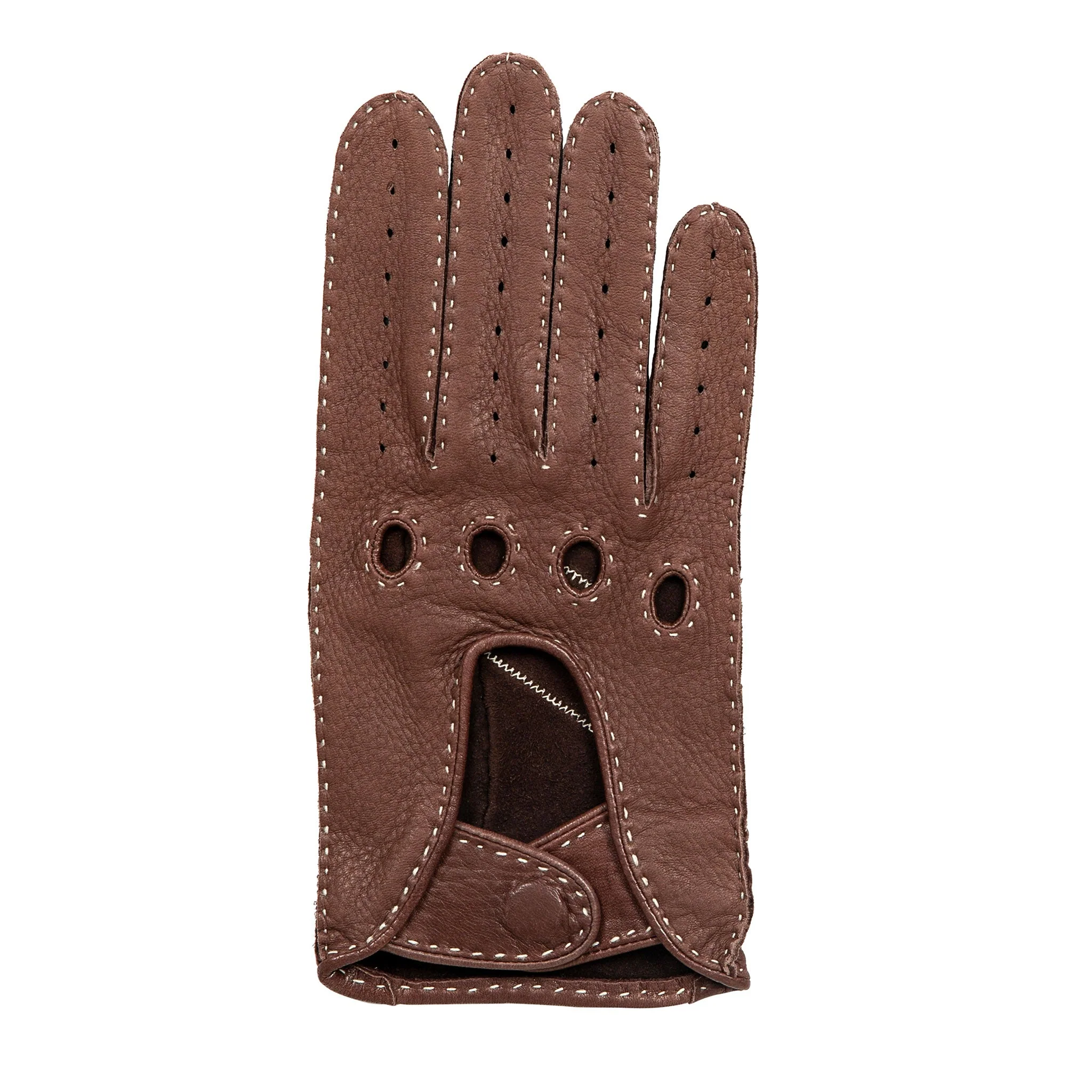 Men's Handsewn Deerskin Leather Driving Gloves - Image 24