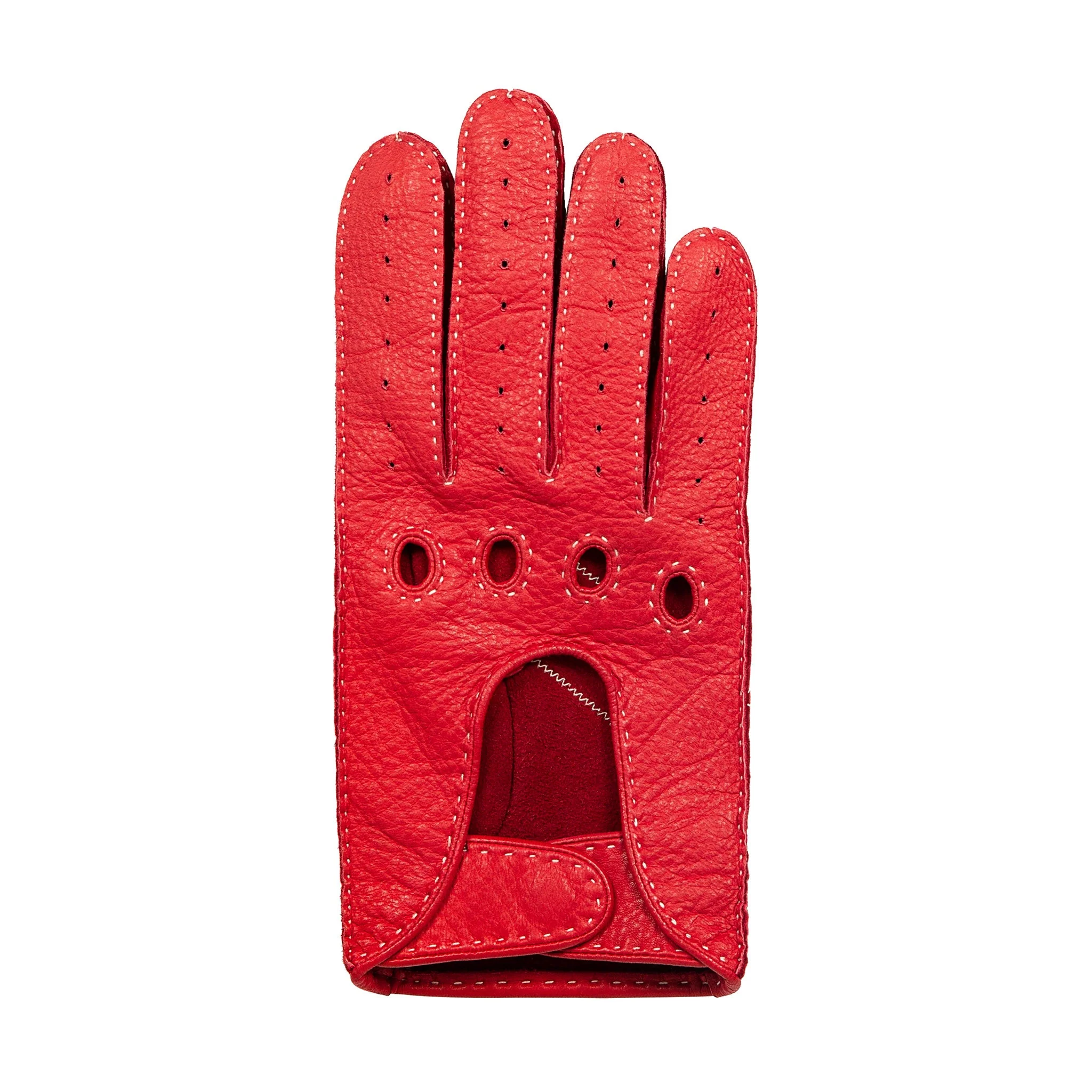 Men's Handsewn Deerskin Leather Driving Gloves - Image 3