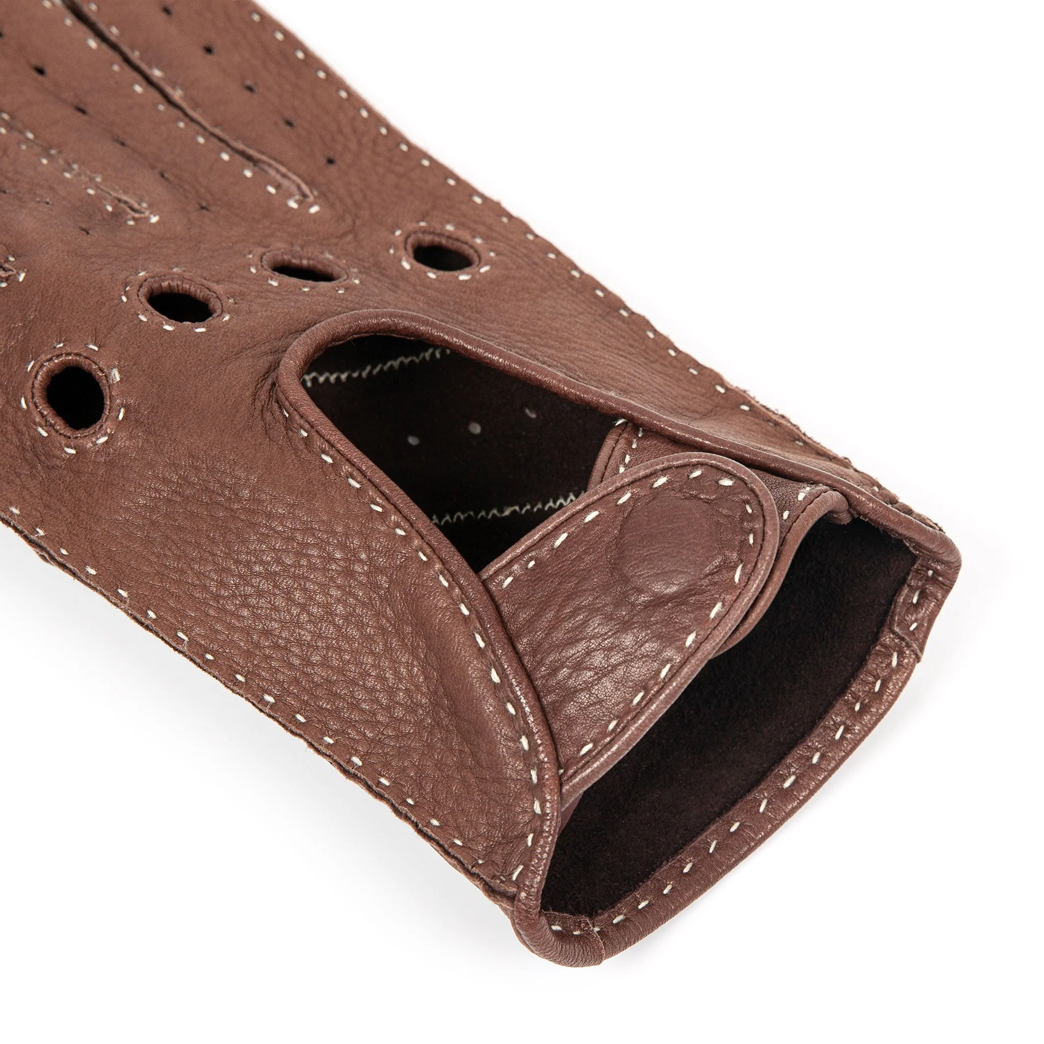 Men's Handsewn Deerskin Leather Driving Gloves - Image 30