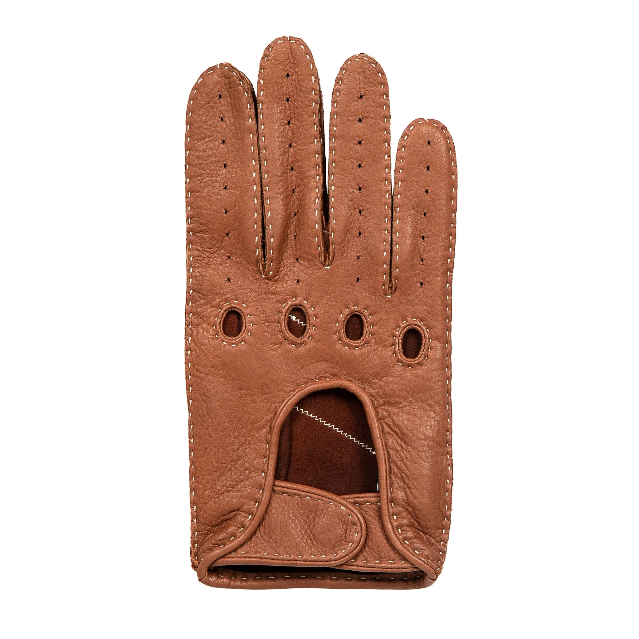 Men's Handsewn Deerskin Leather Driving Gloves - Image 56