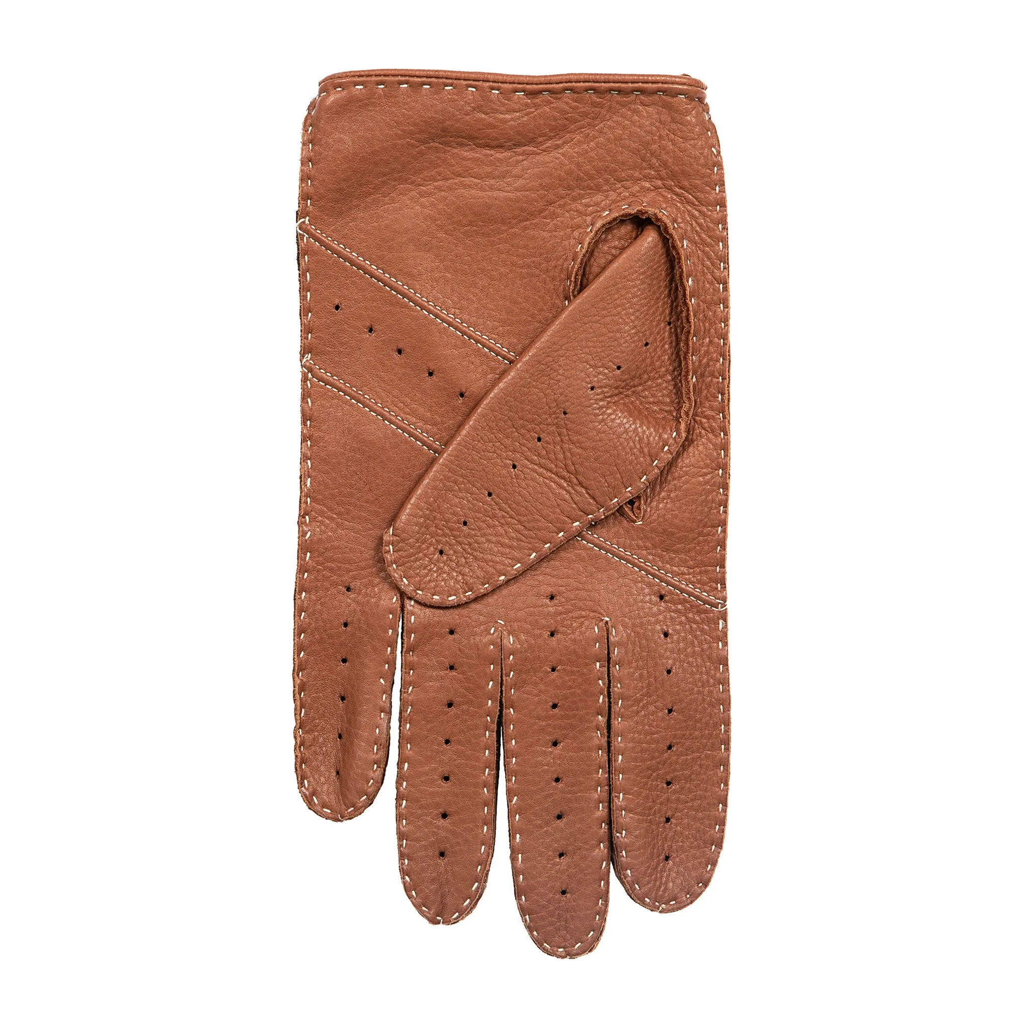 Men's Handsewn Deerskin Leather Driving Gloves - Image 59