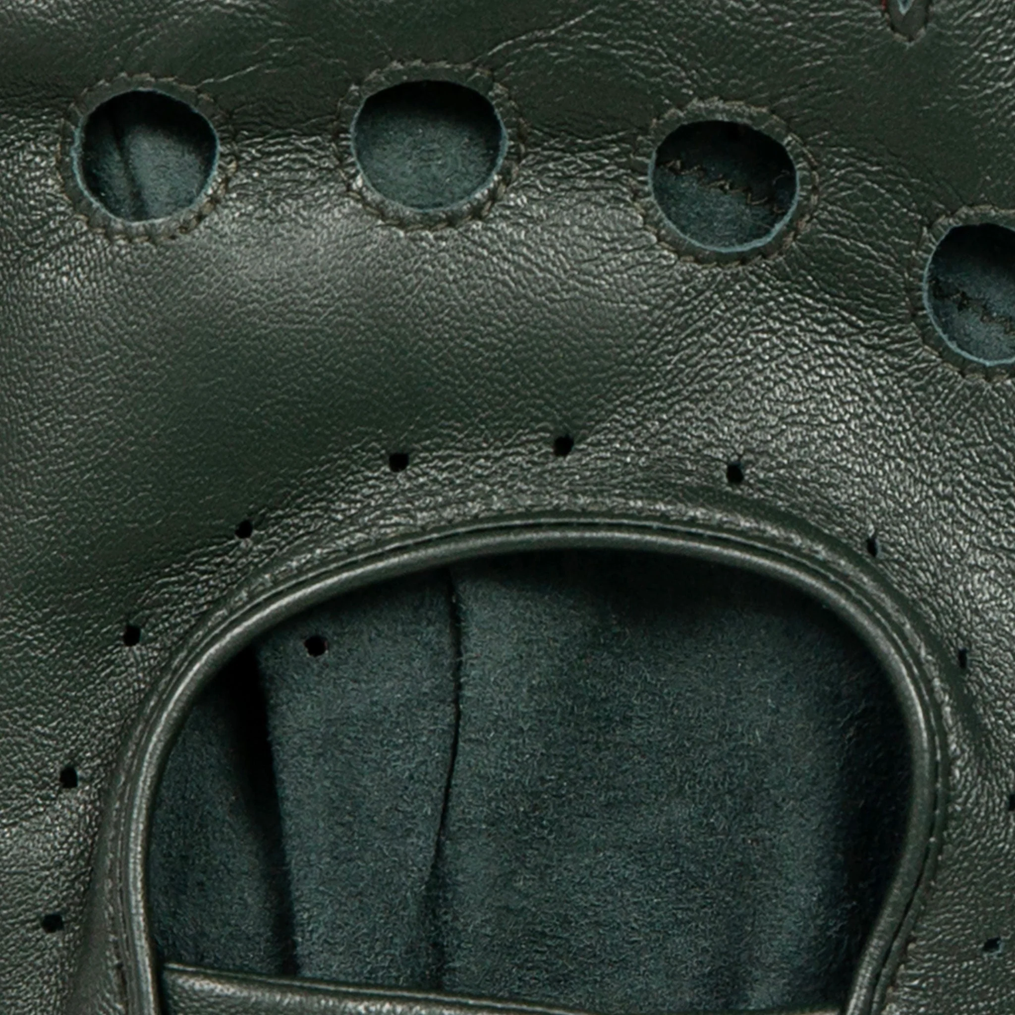 Men's Fingerless Leather Driving Gloves - Image 11