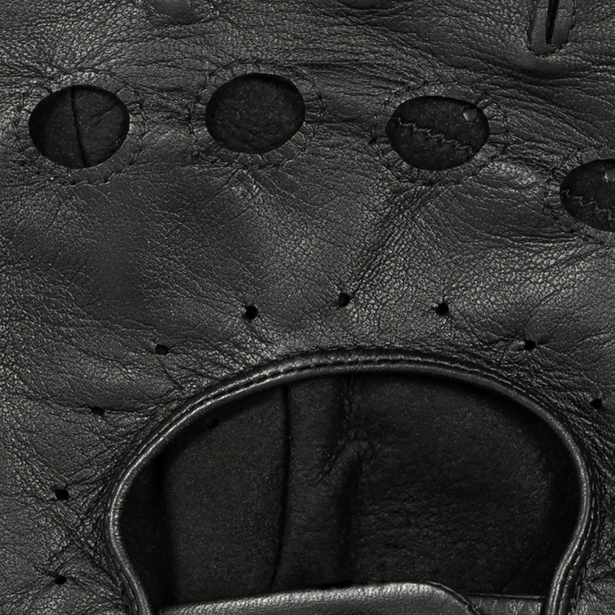 Men's Fingerless Leather Driving Gloves - Image 36