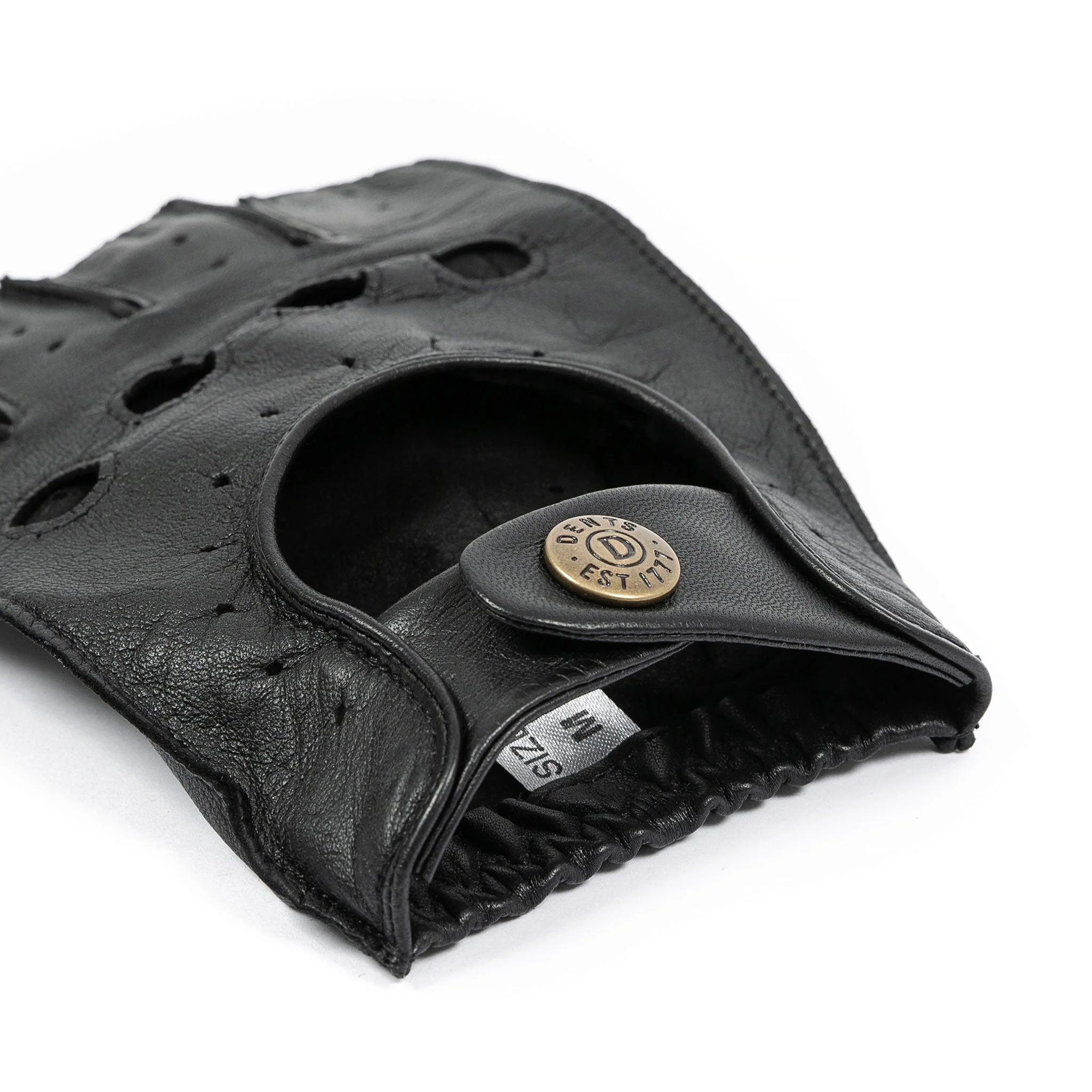 Men's Fingerless Leather Driving Gloves - Image 37