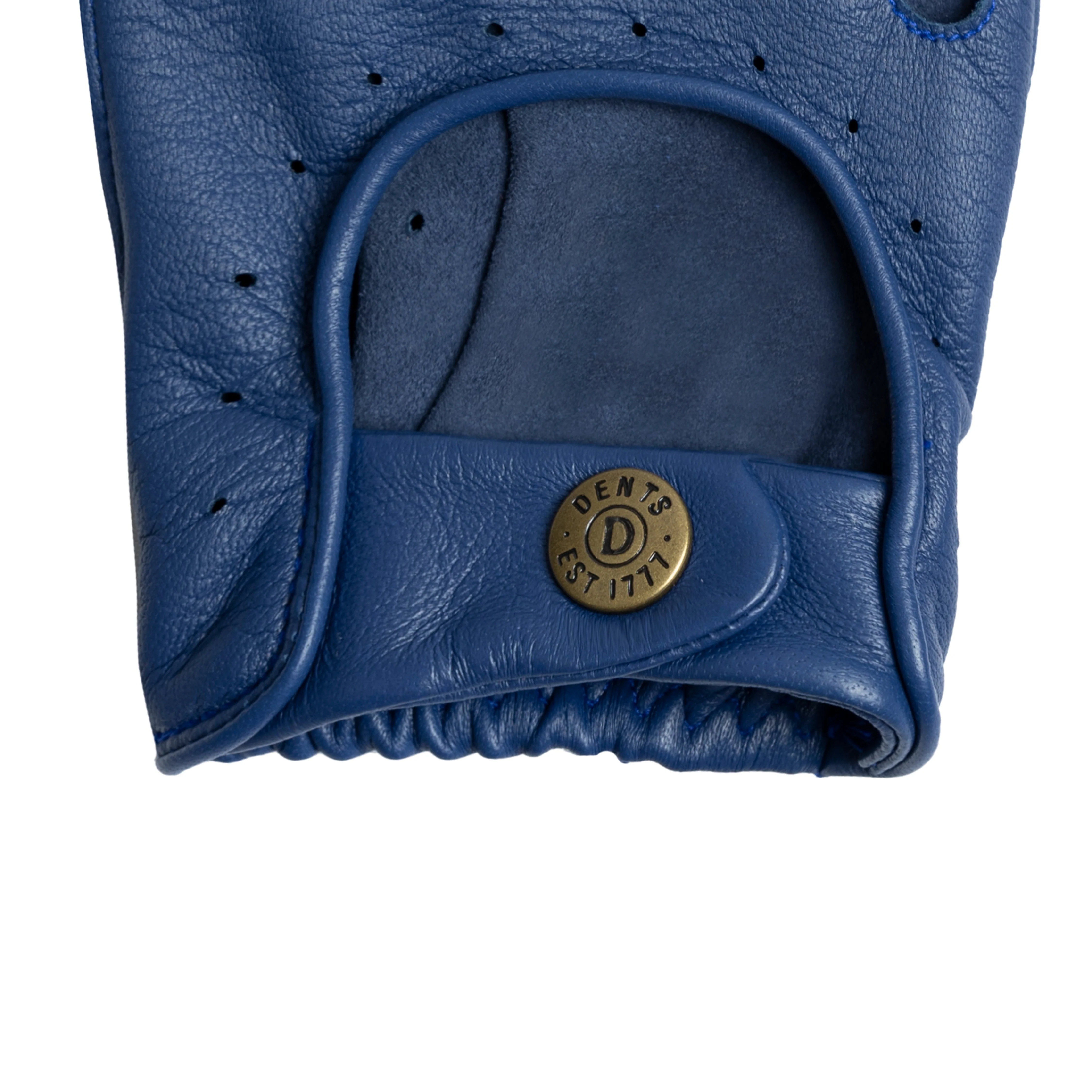 Men's Fingerless Leather Driving Gloves - Image 46