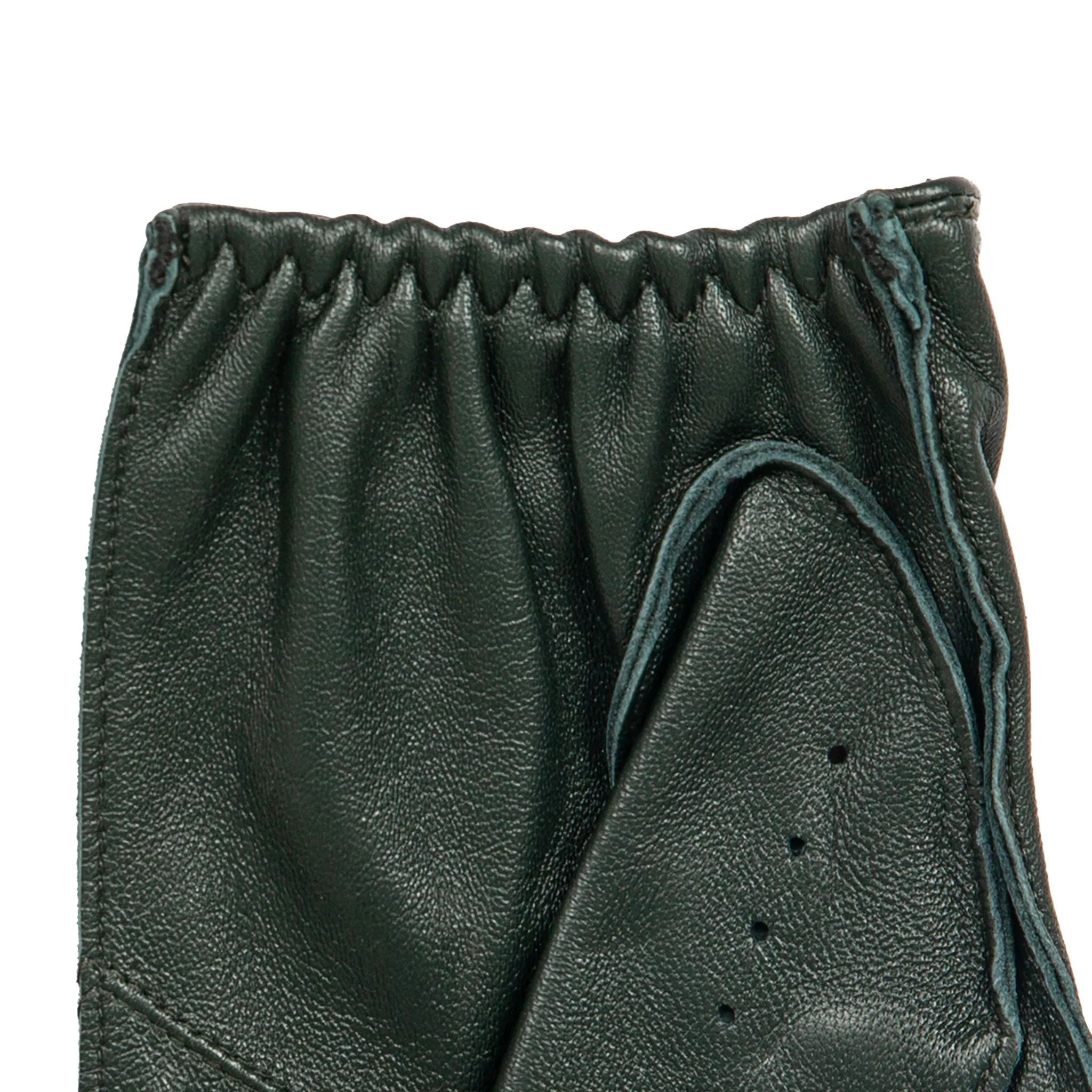 Men's Fingerless Leather Driving Gloves - Image 9