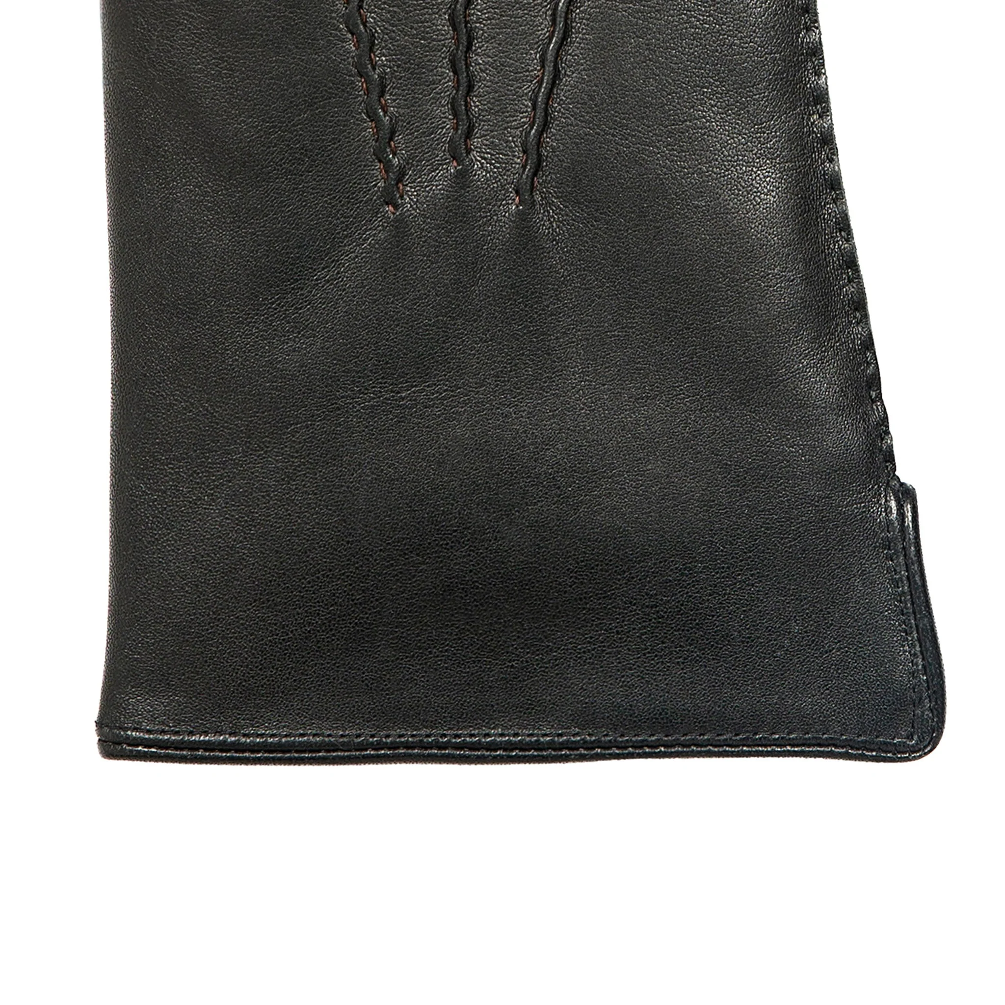 Men's Handsewn Three-Point Fur-Lined Leather Gloves - Image 4