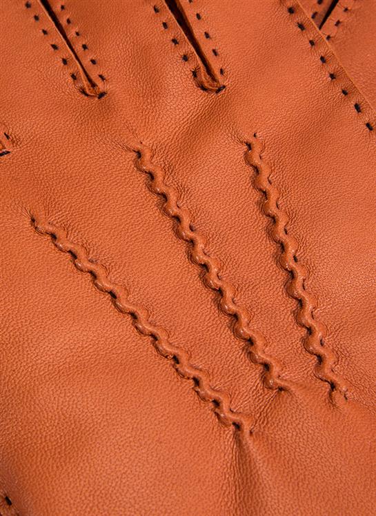 Men's Heritage Handsewn Three-Point Cashmere-Lined Leather Gloves - Image 6