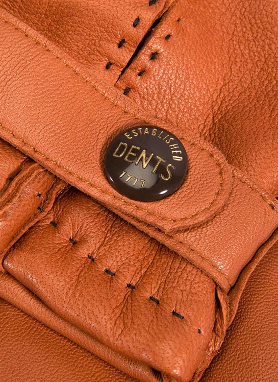 Men's Heritage Handsewn Three-Point Cashmere-Lined Leather Gloves - Image 7