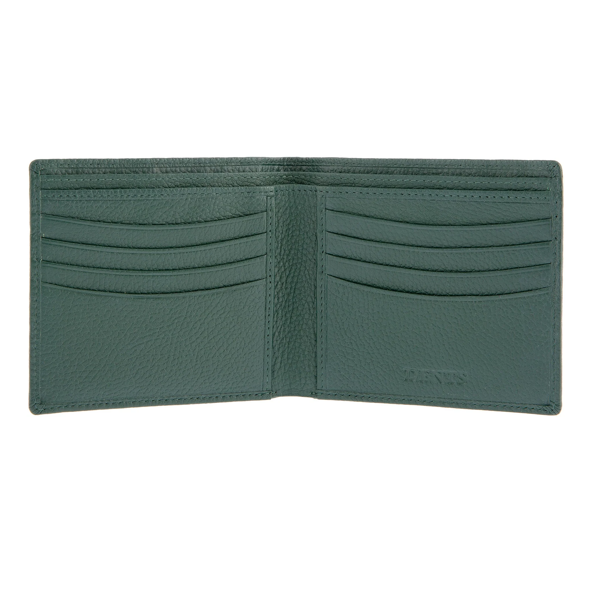 Men's Slim Pebble Grain Leather Bifold Wallet with RFID Blocking - Image 11
