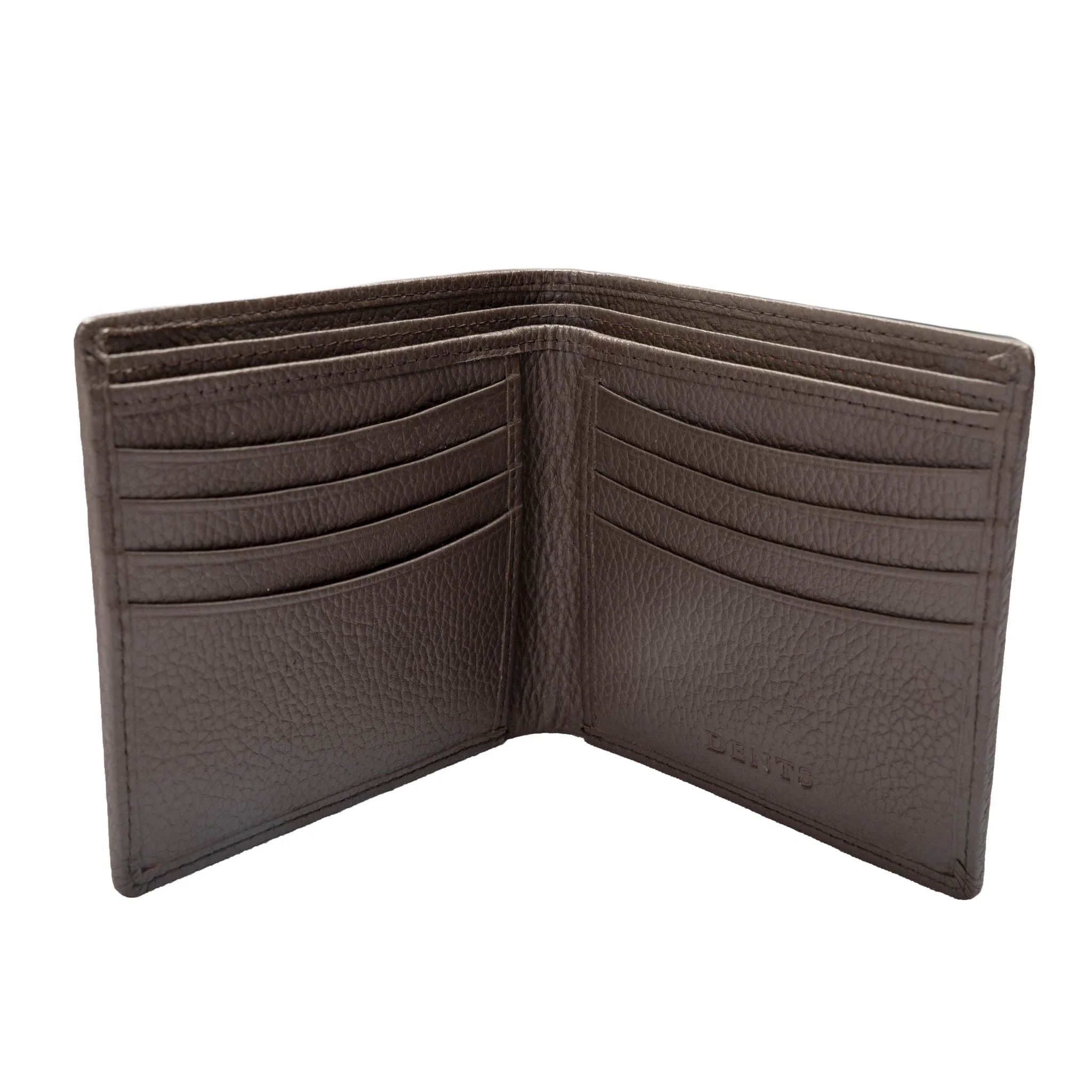 Men's Slim Pebble Grain Leather Bifold Wallet with RFID Blocking - Image 17
