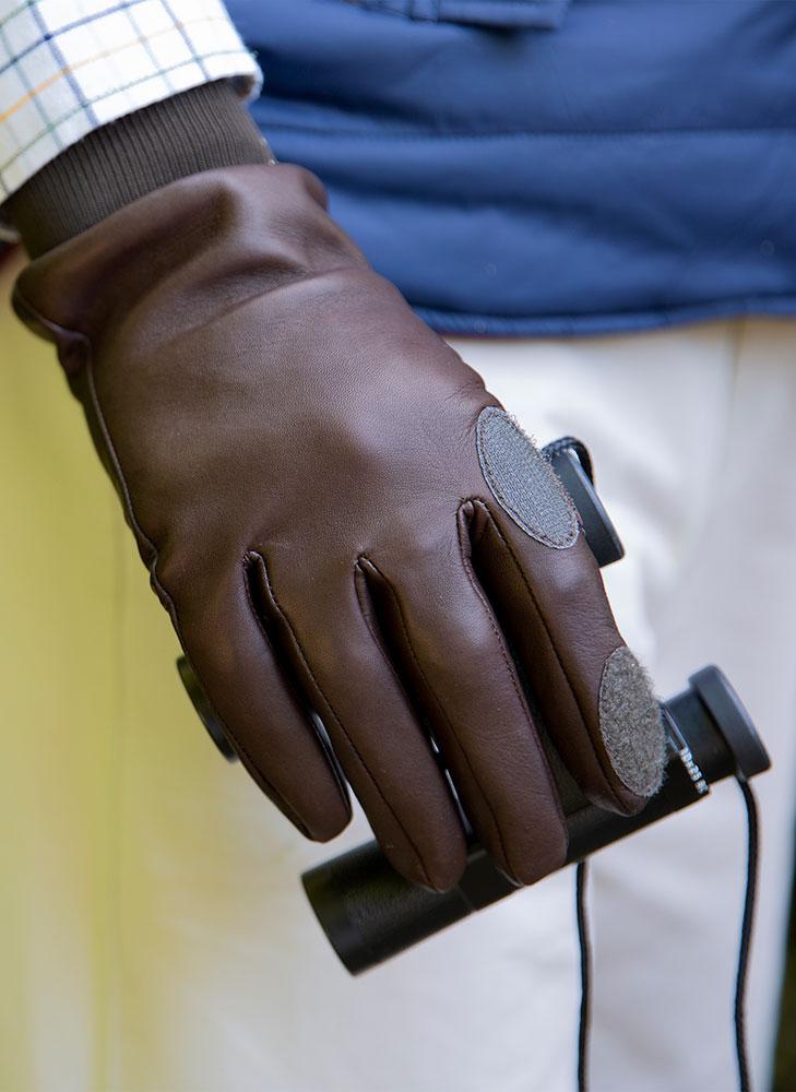 Men's Heritage Water-Resistant Silk-Lined Right Hand Leather Shooting Gloves - Image 6