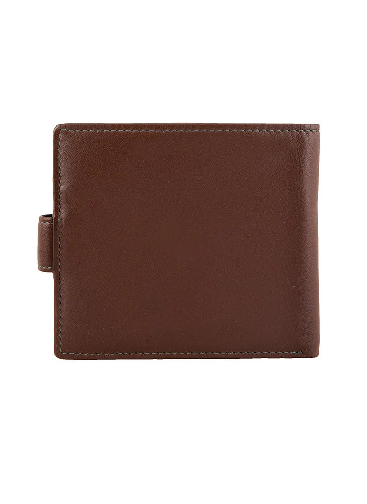 Men's Smooth Nappa Leather Bifold Wallet with RFID Blocking and Coin Purse - Image 16