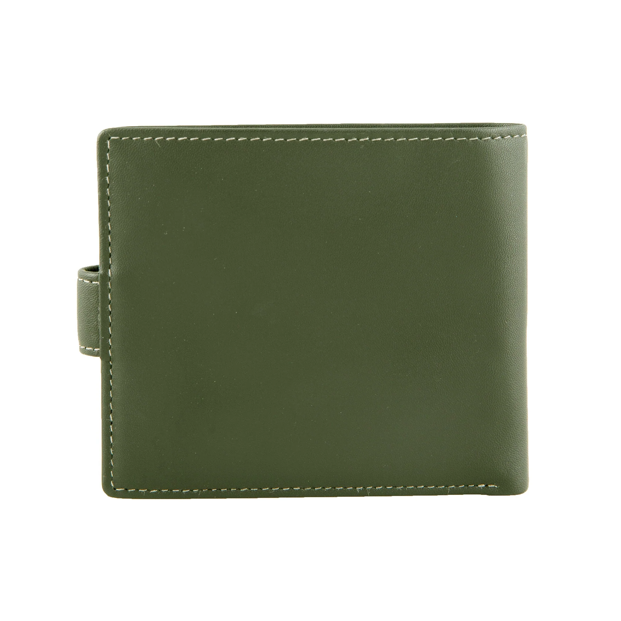 Men's Smooth Nappa Leather Bifold Wallet with RFID Blocking and Coin Purse - Image 4