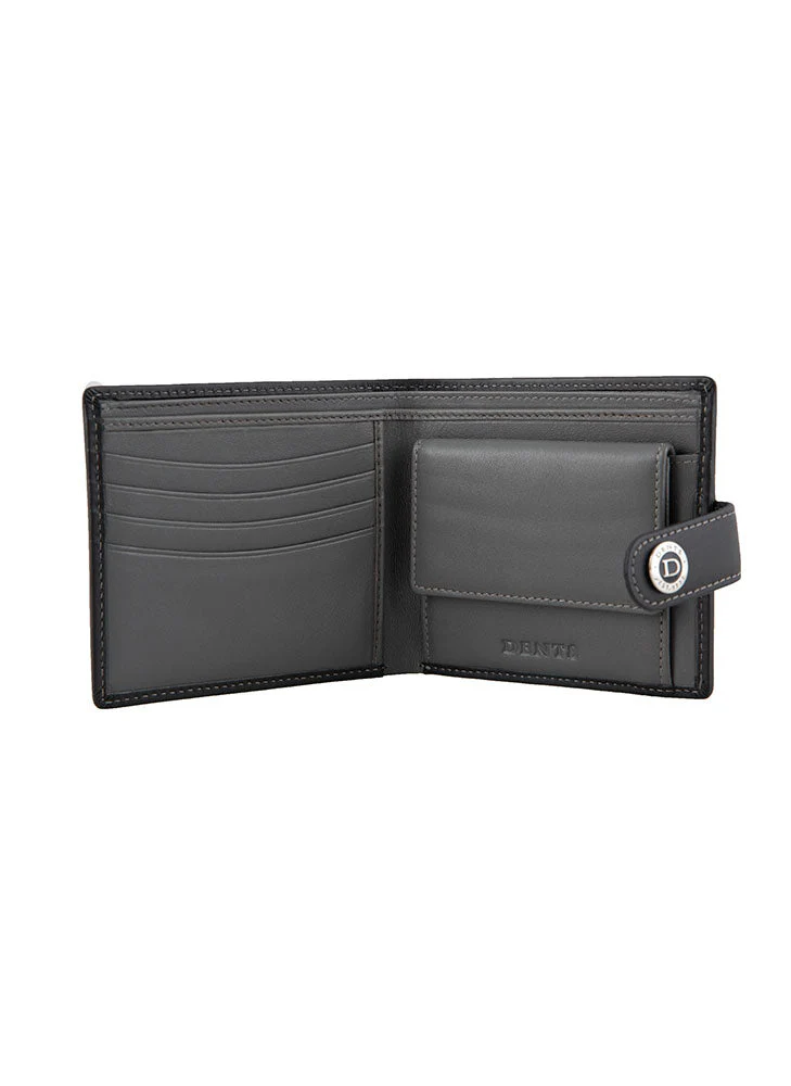 Men's Smooth Nappa Leather Bifold Wallet with RFID Blocking and Coin Purse - Image 8
