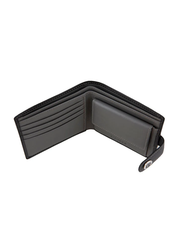 Men's Smooth Nappa Leather Bifold Wallet with RFID Blocking and Coin Purse - Image 9