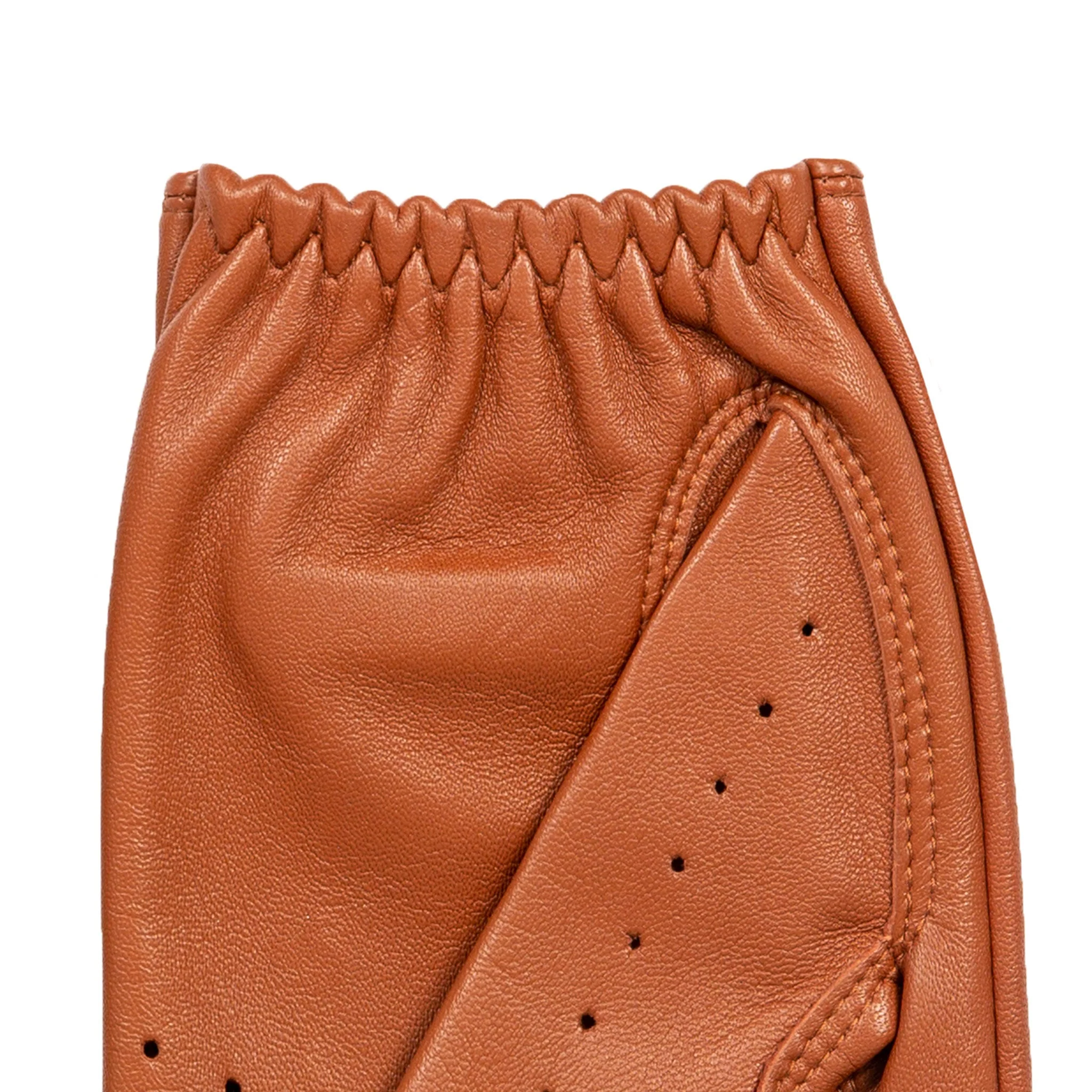 Men's The Suited Racer Two-Colour Leather Driving Gloves - Image 17