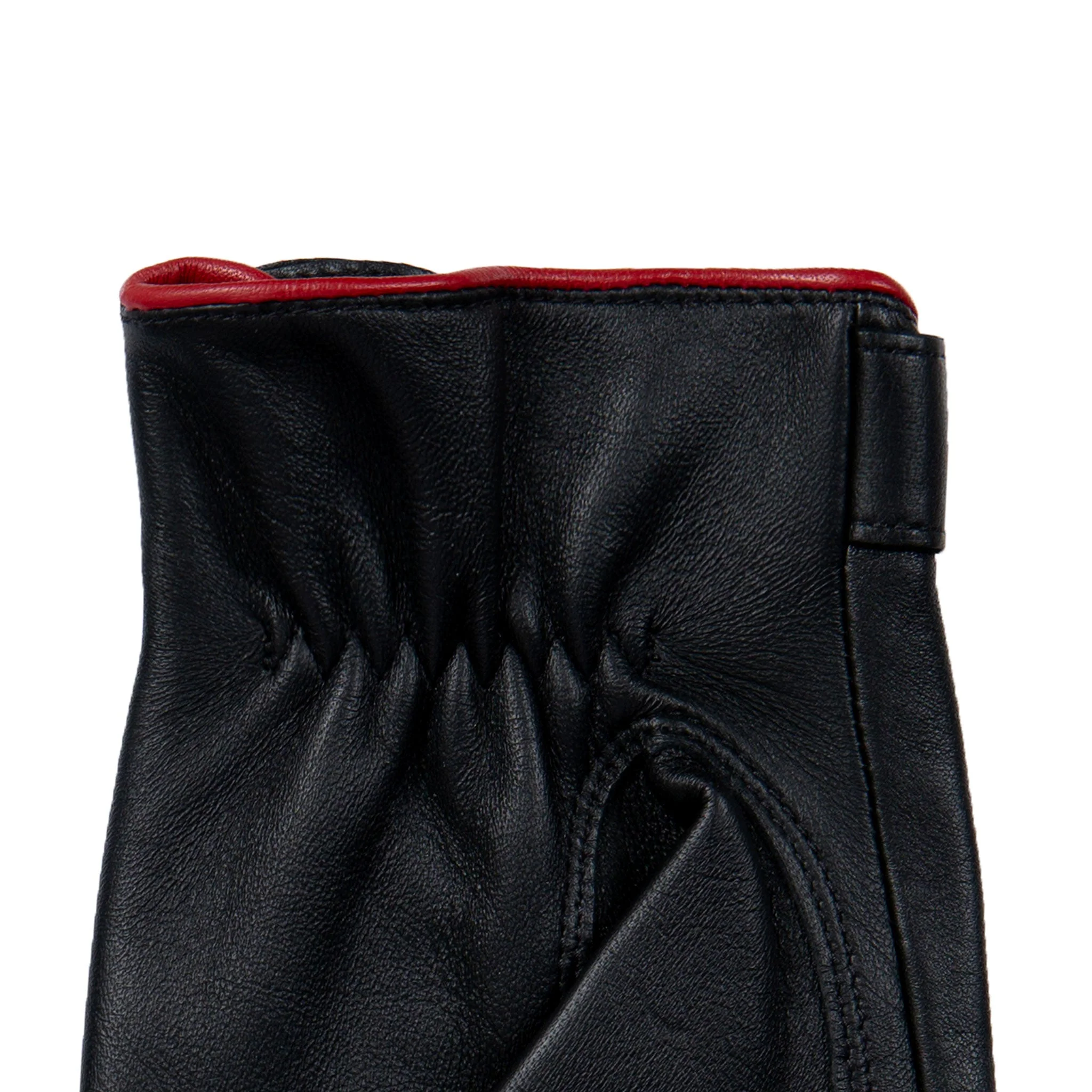 Men's The Suited Racer Touchscreen Leather Driving Gloves with Wristwatch Cut-out - Image 6