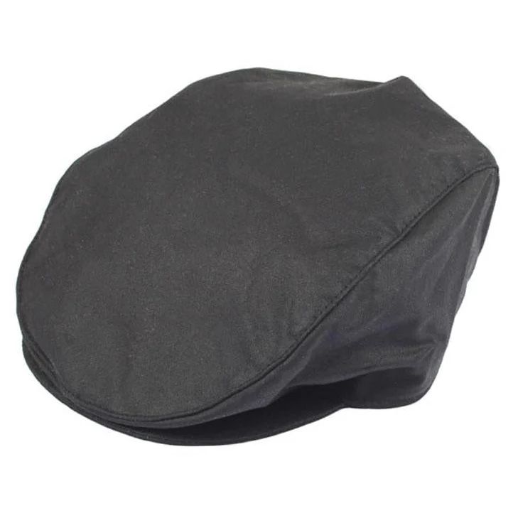 Men's Waxed Cotton Flat Cap - Image 5