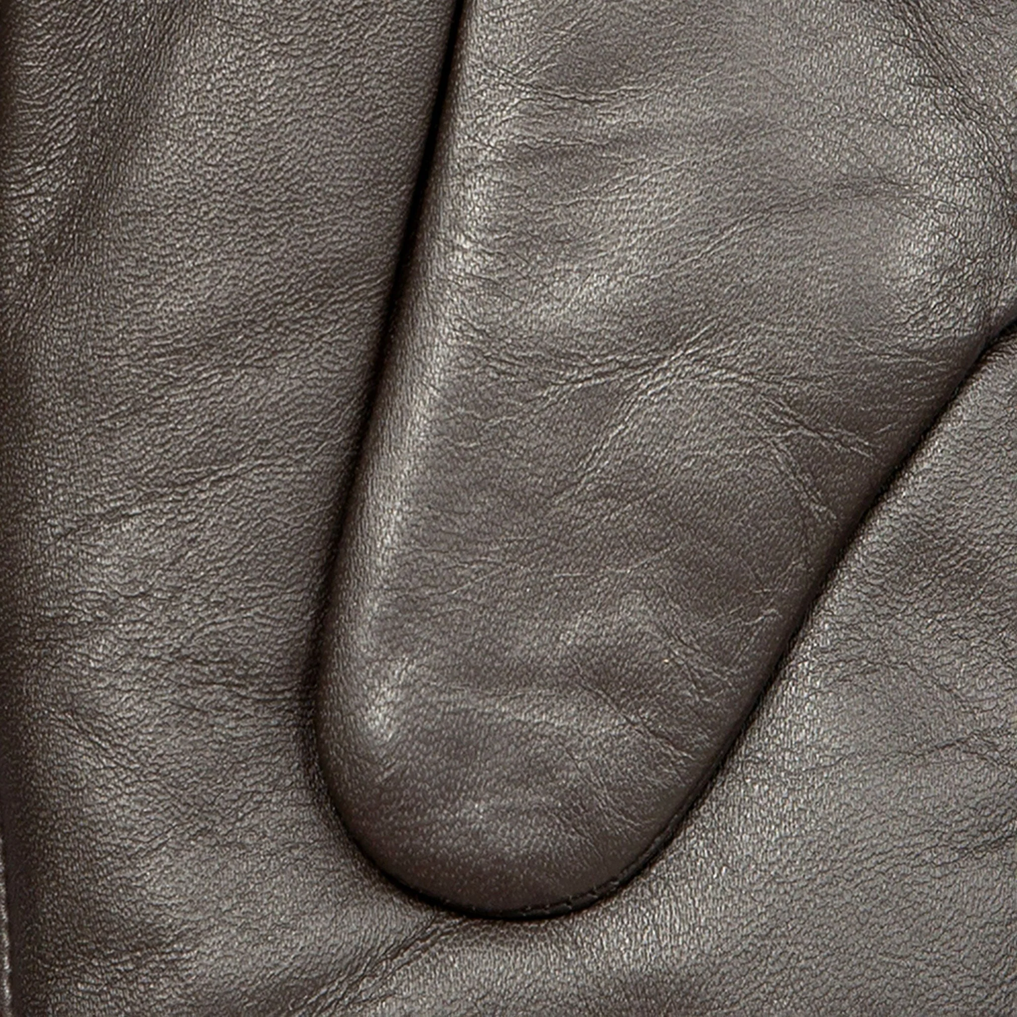 Women’s Three-Point Faux Fur-Lined Leather Mittens - Image 22