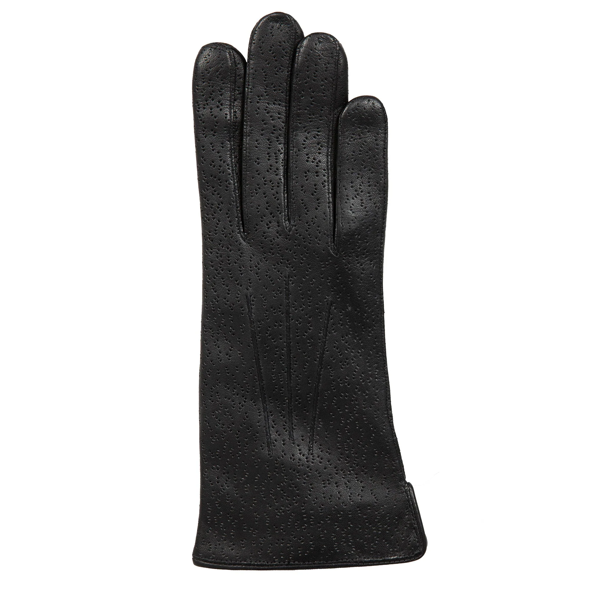 Women's Three-Point Lined Imitation Peccary Leather Gloves - Image 28