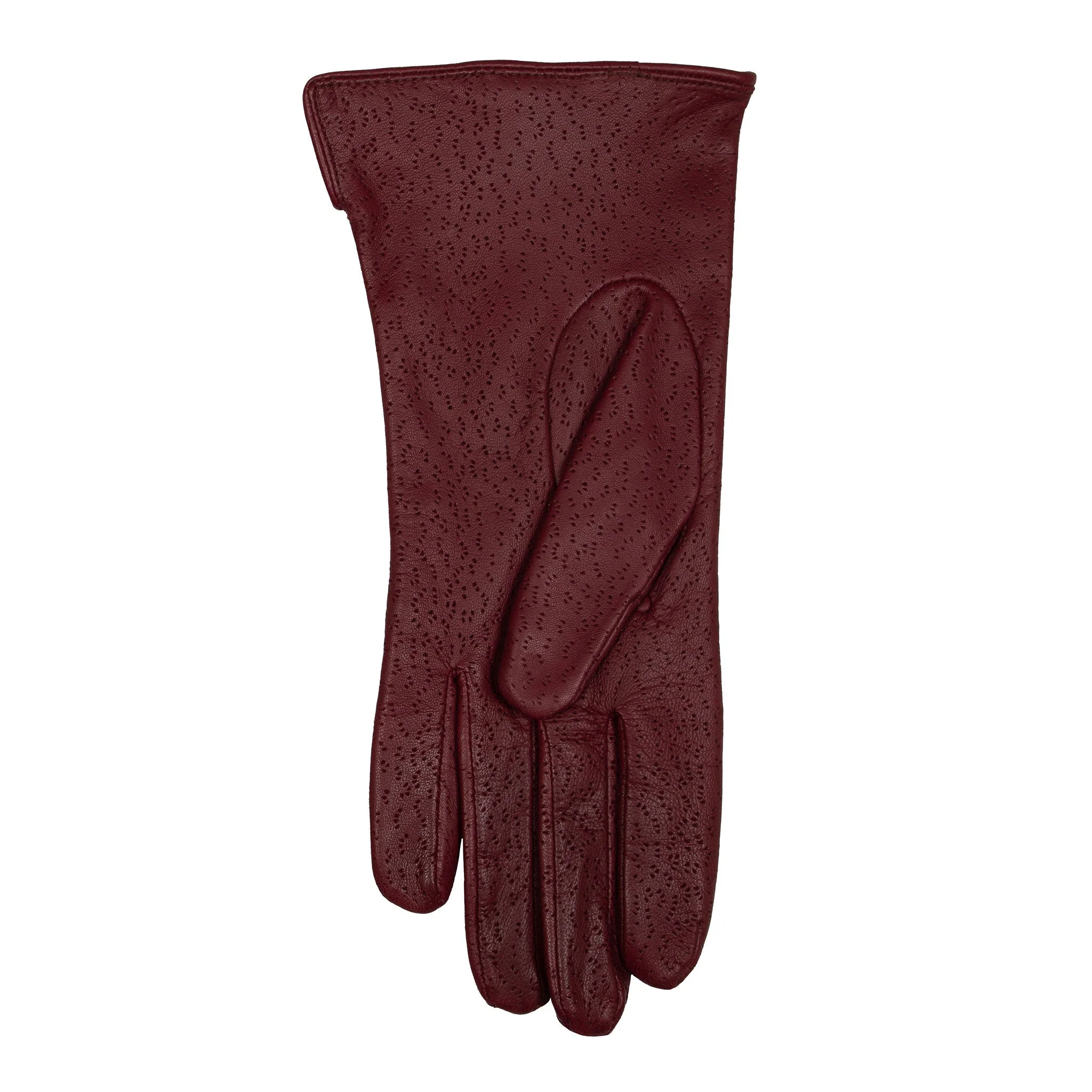Women's Three-Point Lined Imitation Peccary Leather Gloves - Image 40