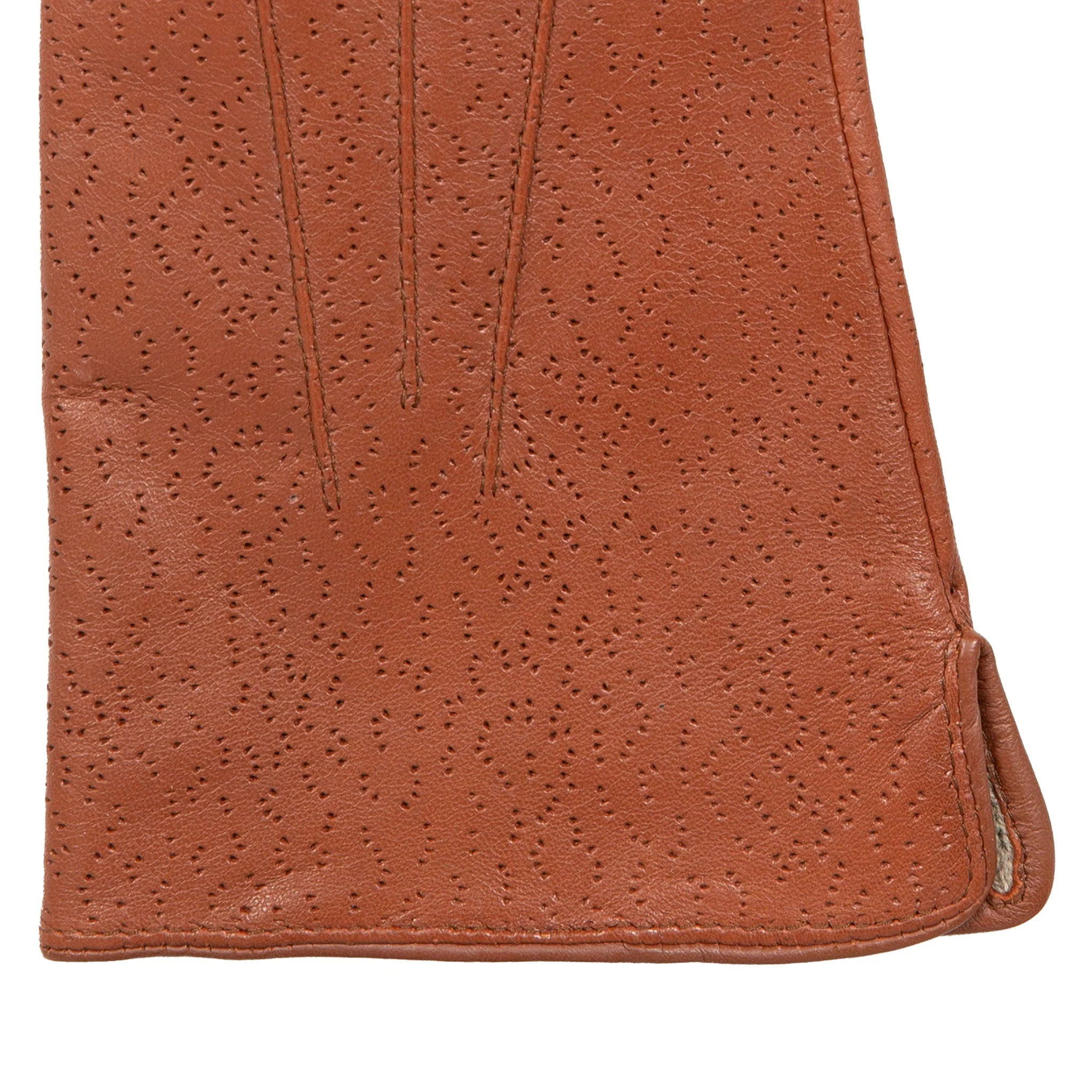 Women's Three-Point Lined Imitation Peccary Leather Gloves - Image 51