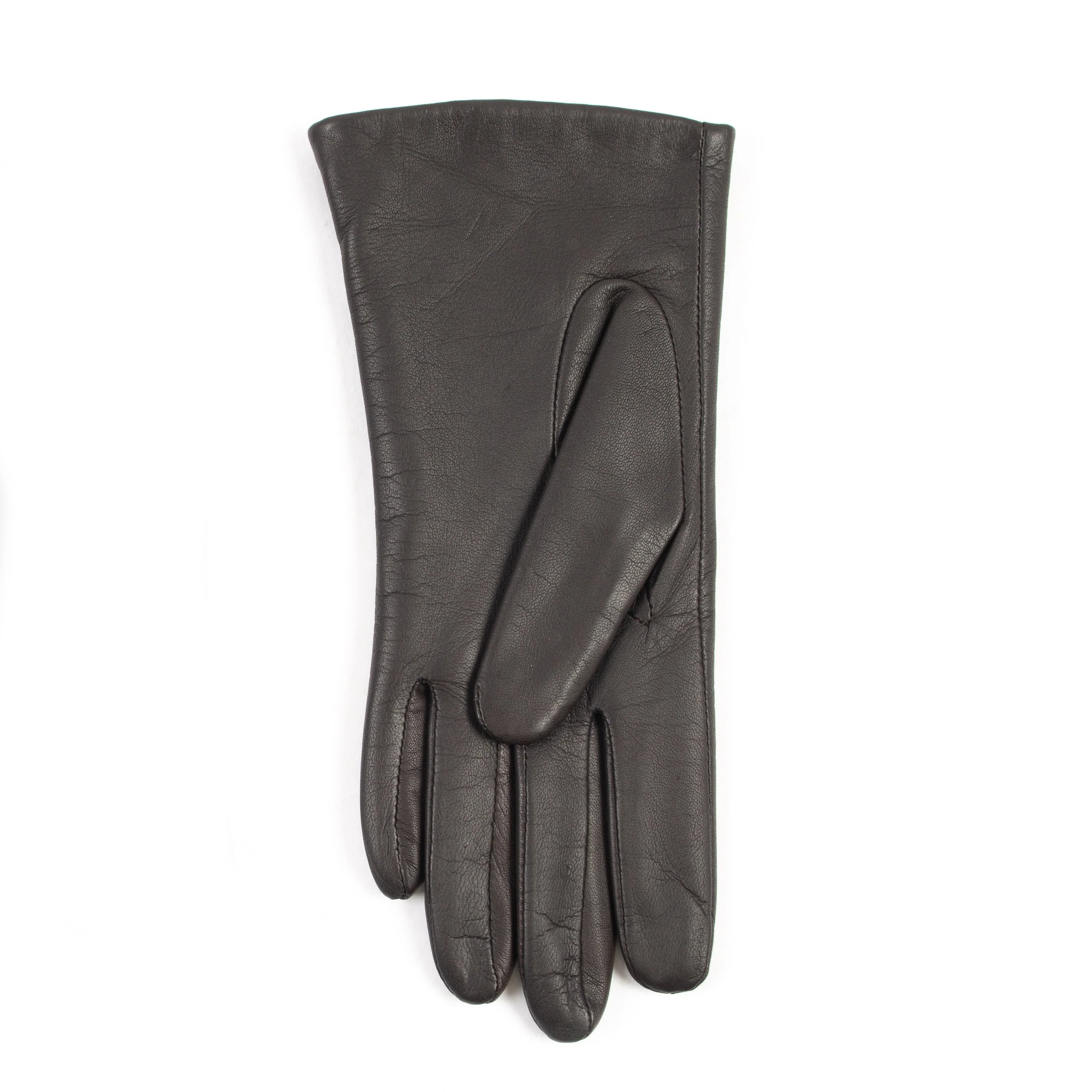 Women's Single-Point Fleece-Lined Leather Gloves - Image 5