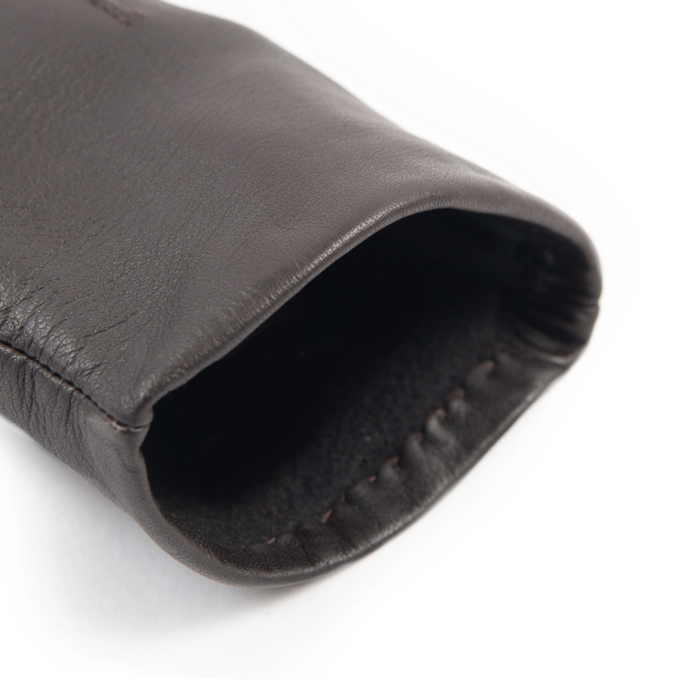 Women's Single-Point Fleece-Lined Leather Gloves - Image 9