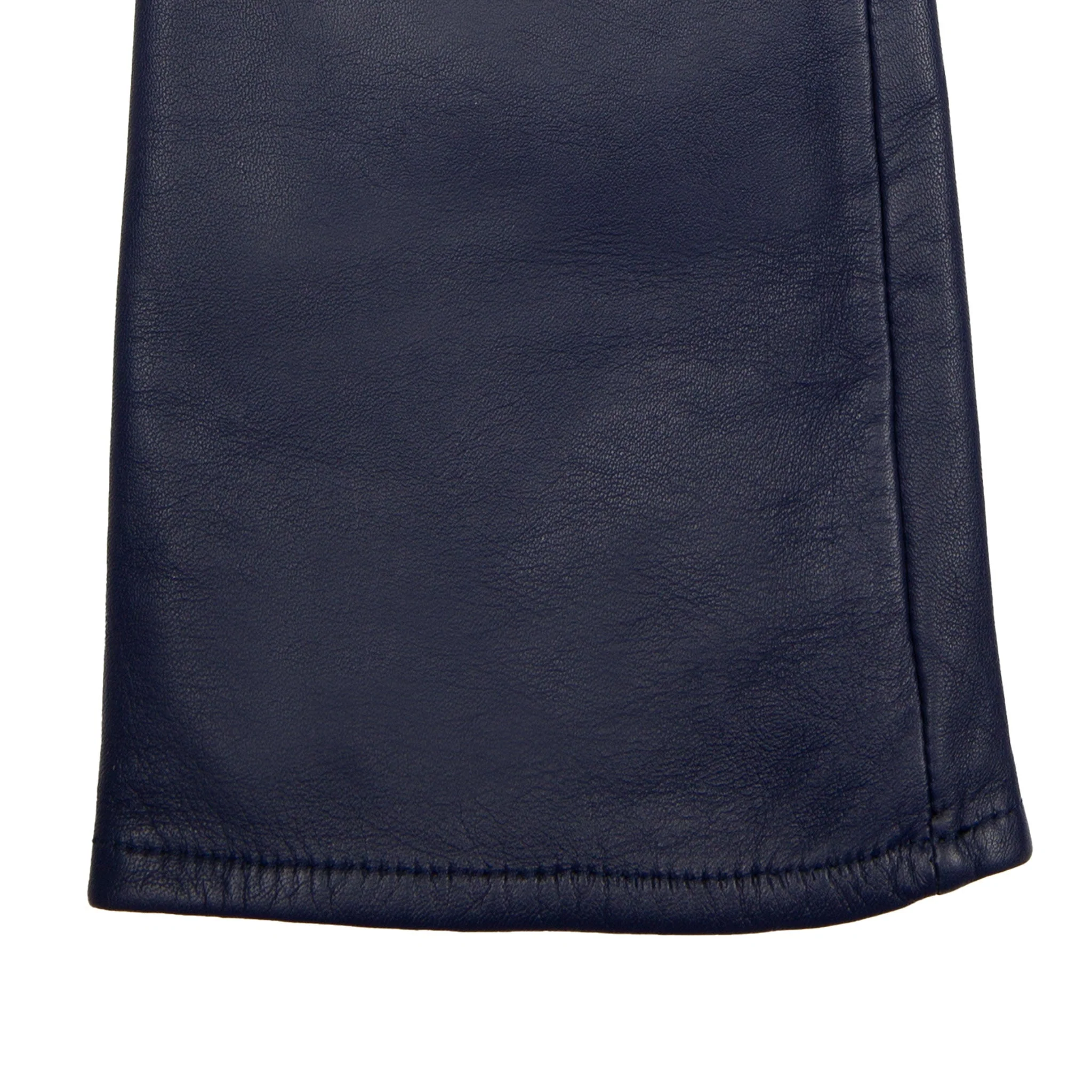 Women's Single-Point Long Above-Elbow Lined Leather Gloves - Image 104