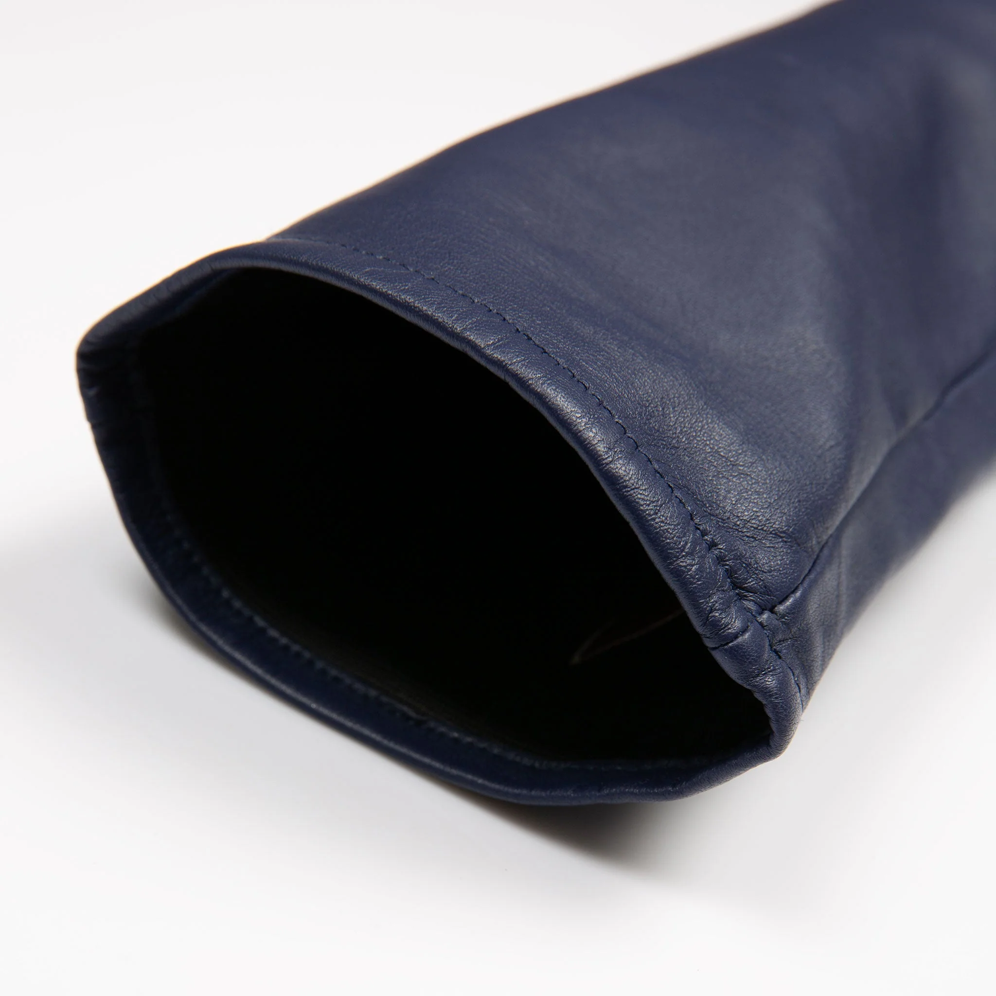 Women's Single-Point Long Above-Elbow Lined Leather Gloves - Image 109