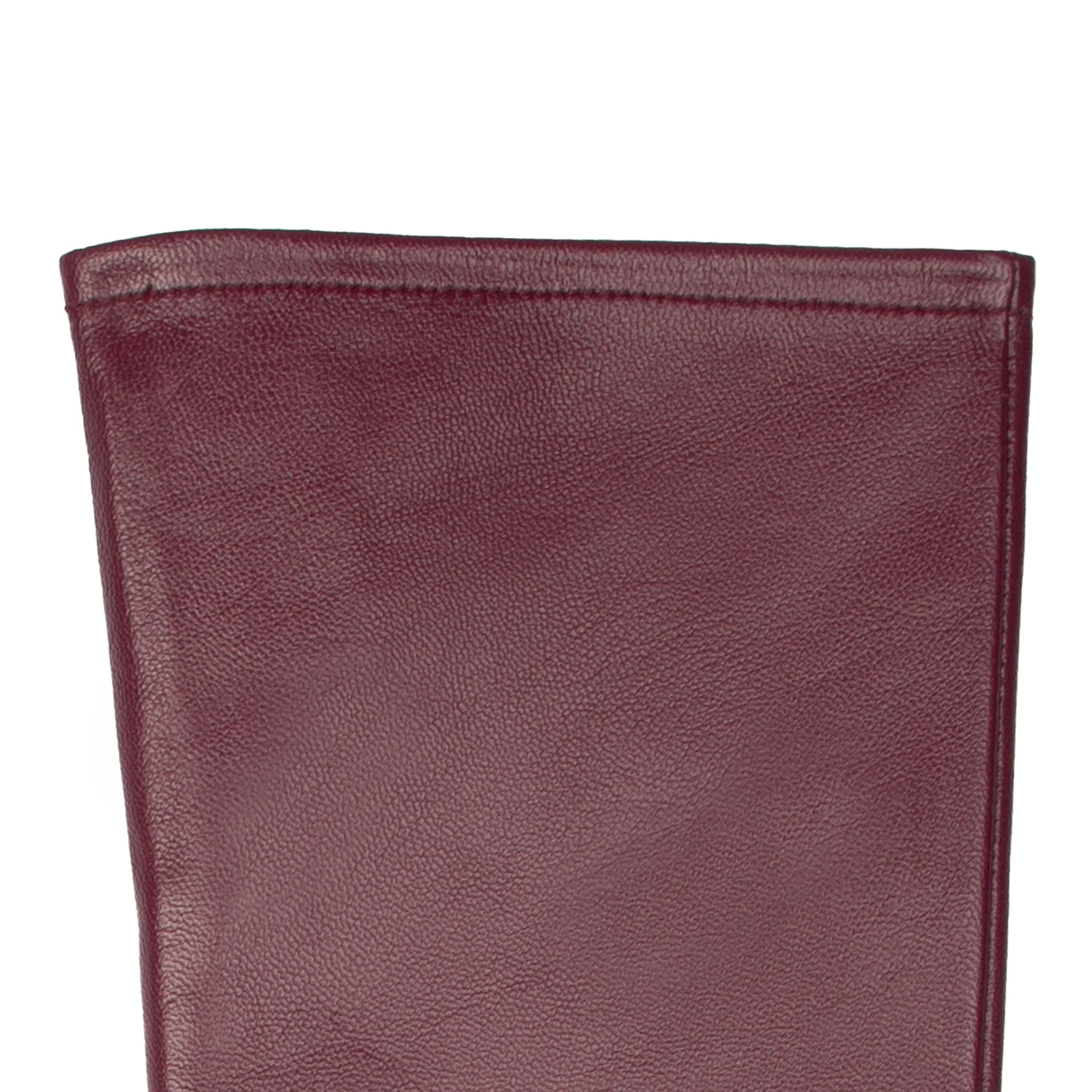 Women's Single-Point Long Above-Elbow Lined Leather Gloves - Image 127