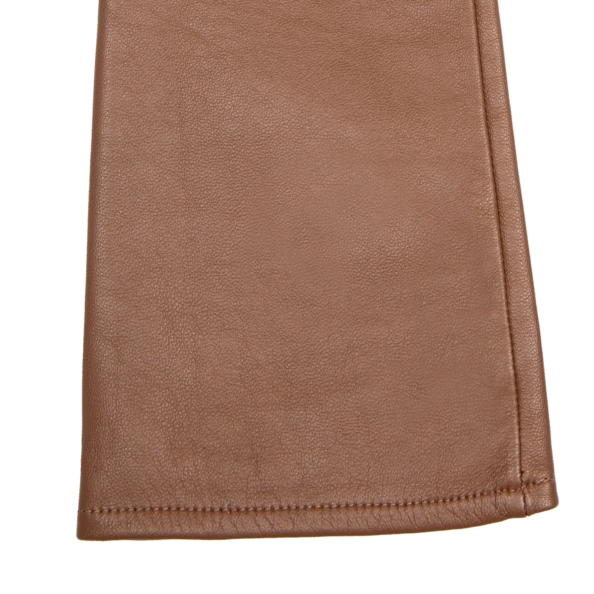 Women's Single-Point Long Above-Elbow Lined Leather Gloves - Image 135