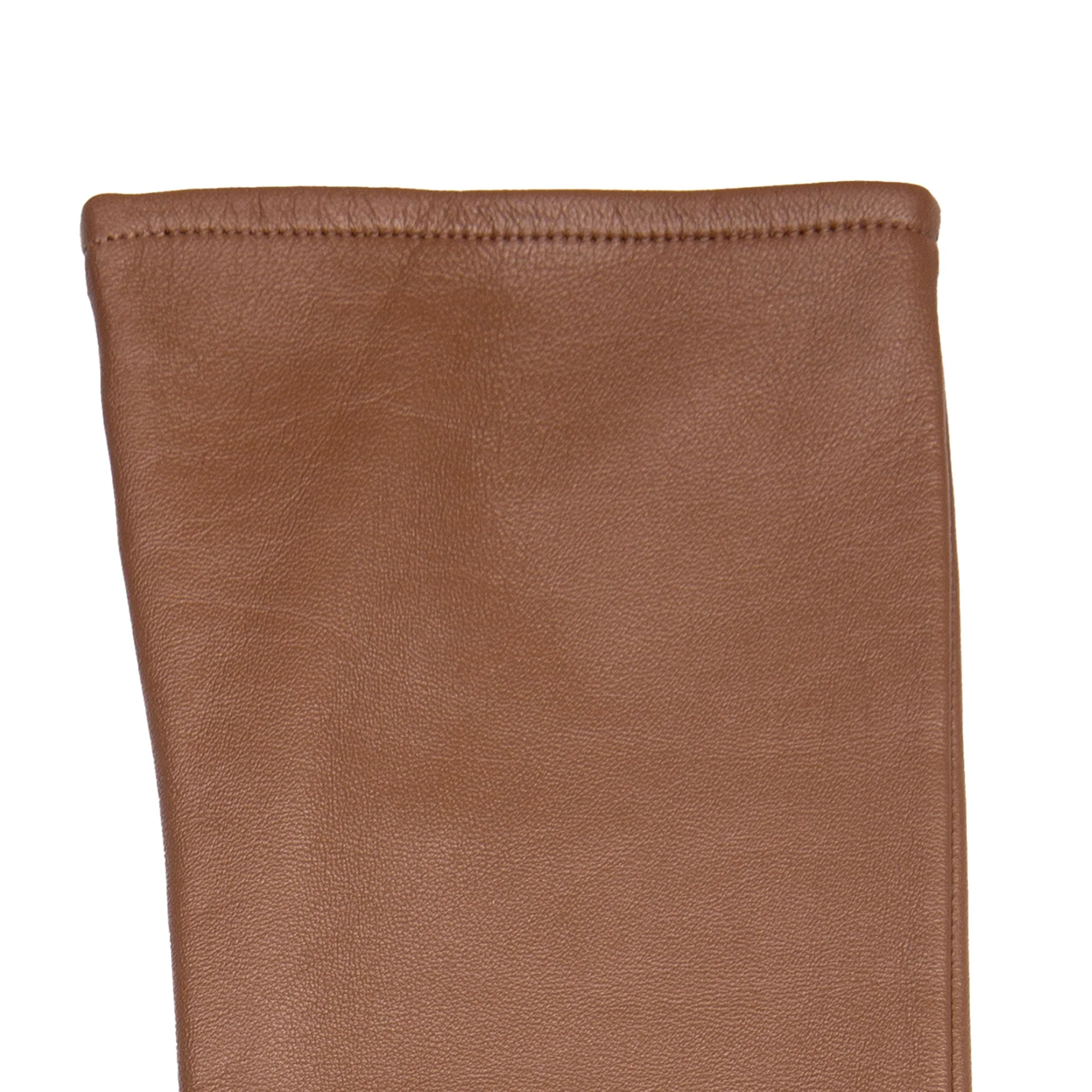 Women's Single-Point Long Above-Elbow Lined Leather Gloves - Image 137