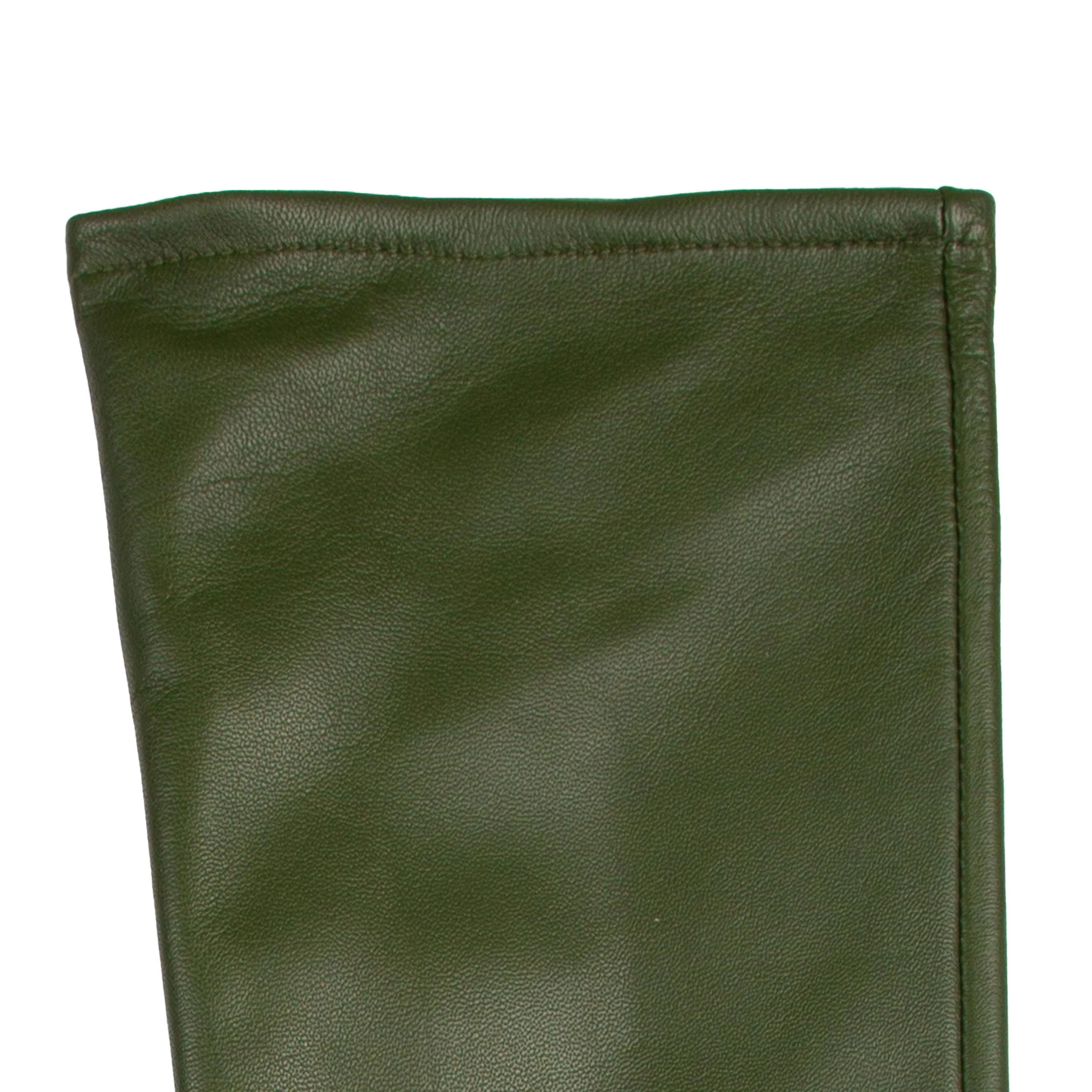 Women's Single-Point Long Above-Elbow Lined Leather Gloves - Image 93